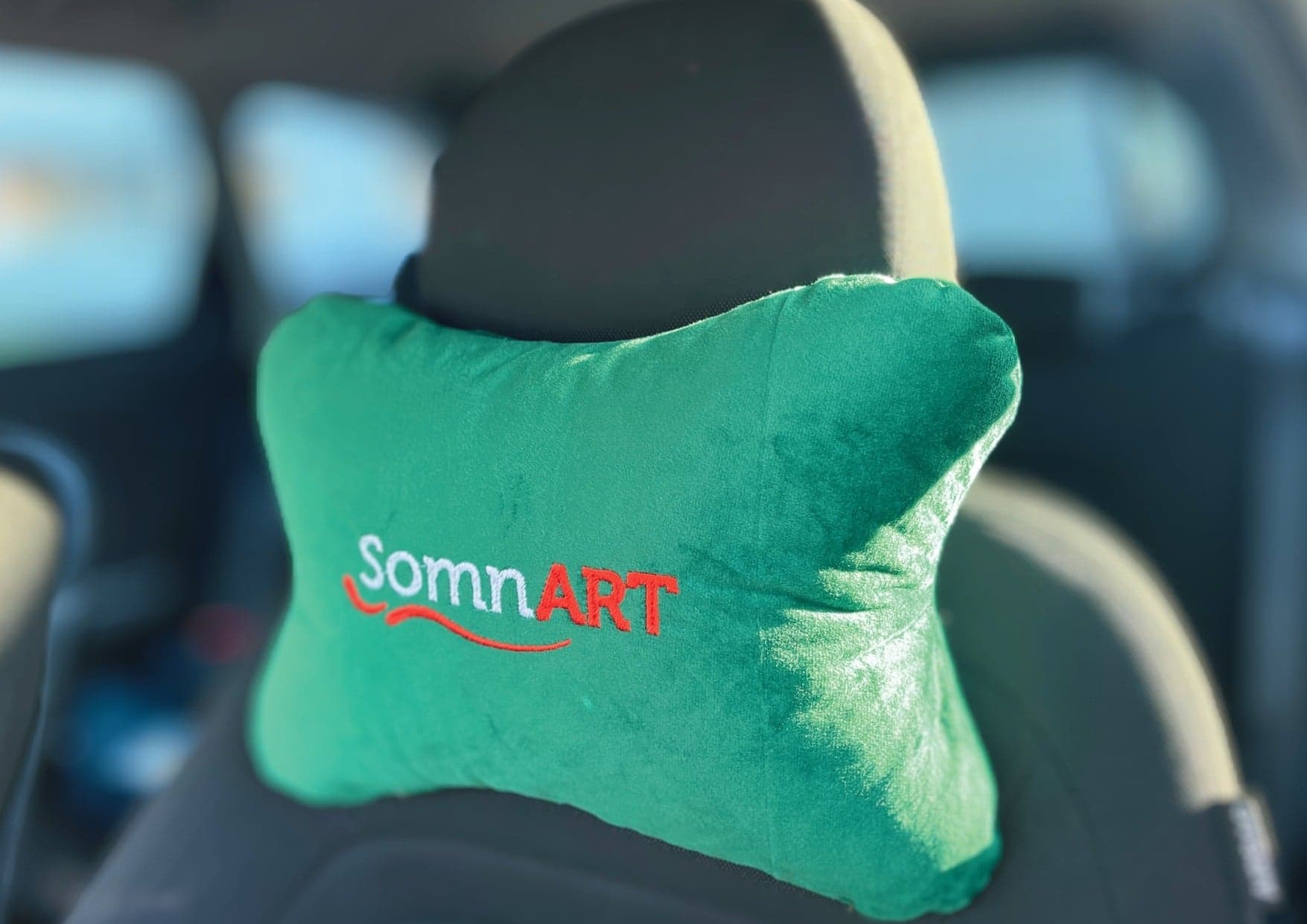 Perna Somnart pentru tetiera, verde, dimensiune 32x23 - 2