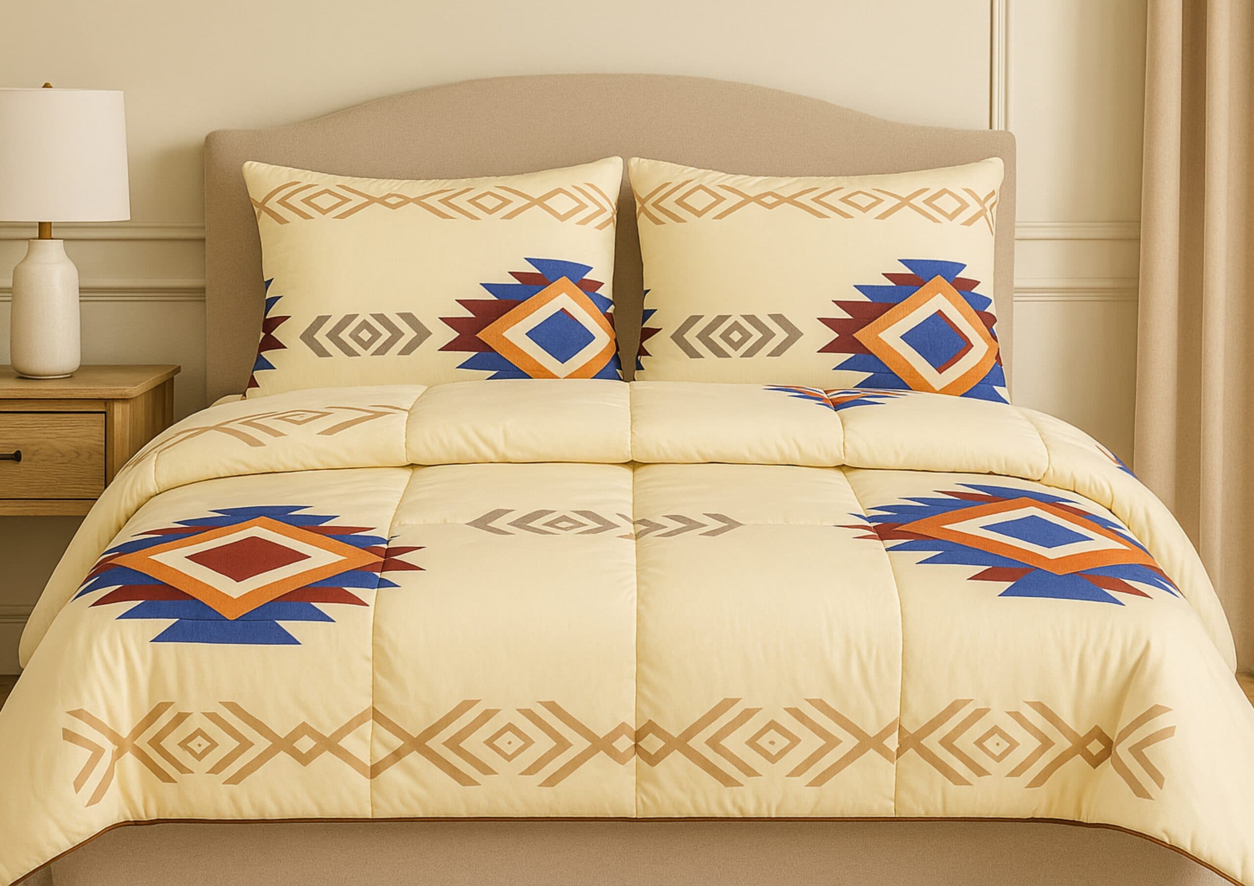 Set pilota Favorit, matlasata ata, fill 250gsm 180x200 + 2 perne Luxury Favorit, nematlasate 50x70 - 2