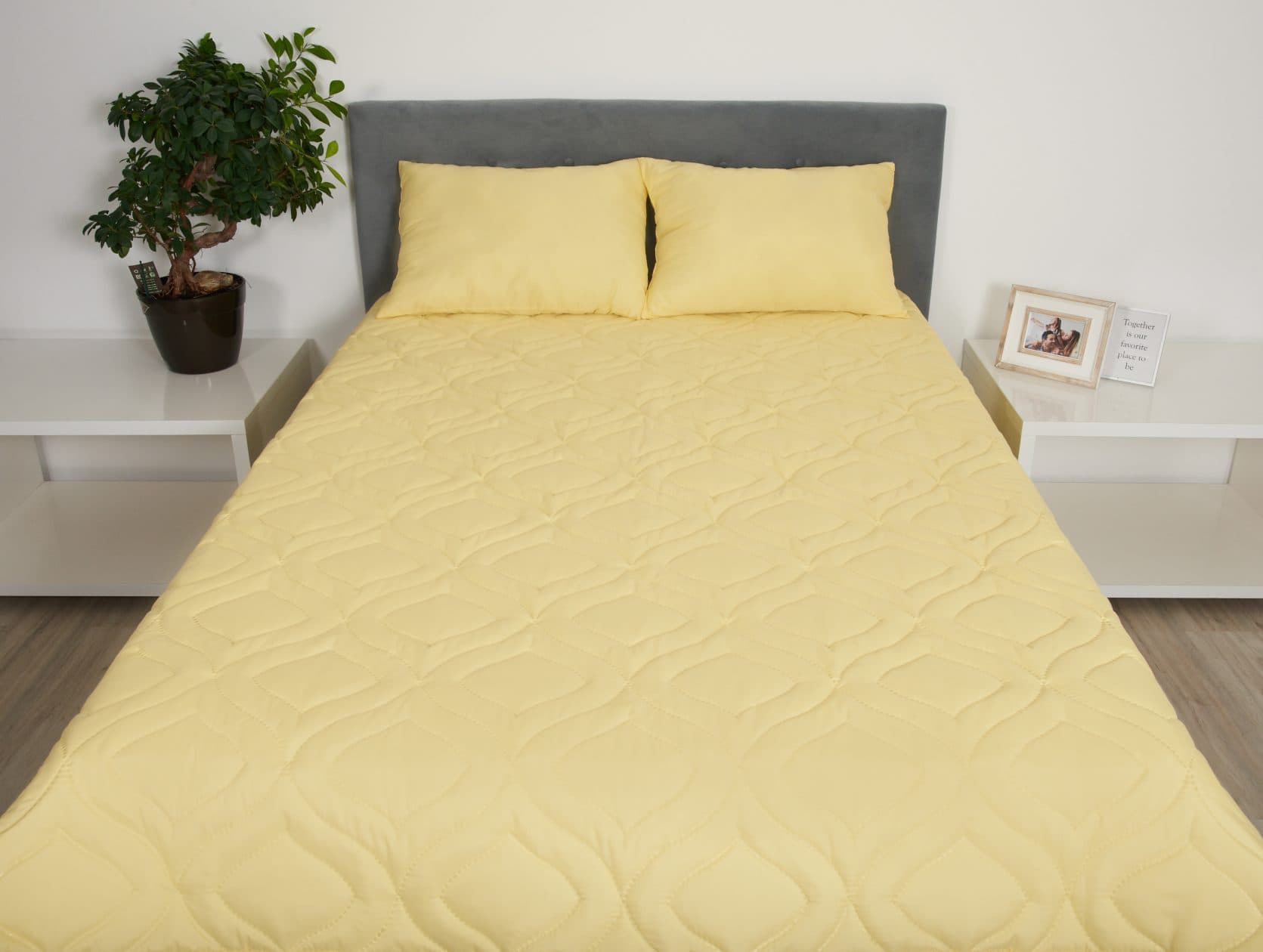 Perna 50x70 Somnart Belina, microfibra, lavabila la masina, vidata, Galben - 4