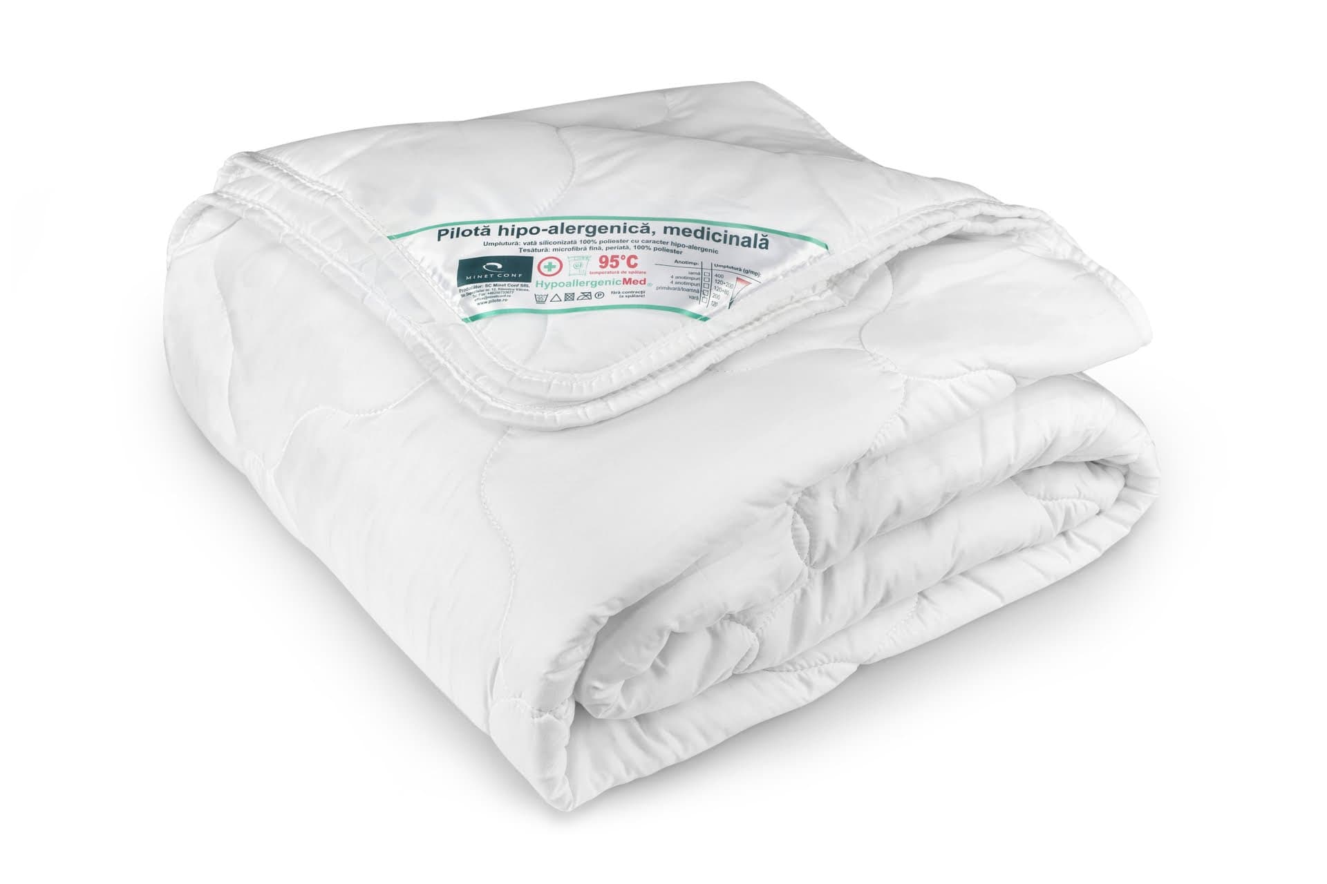 Set Baby HypoallergenicMed - perna 40x60 cm si pilota 100x140 cm hipoalergenica pentru bebelusi - 3