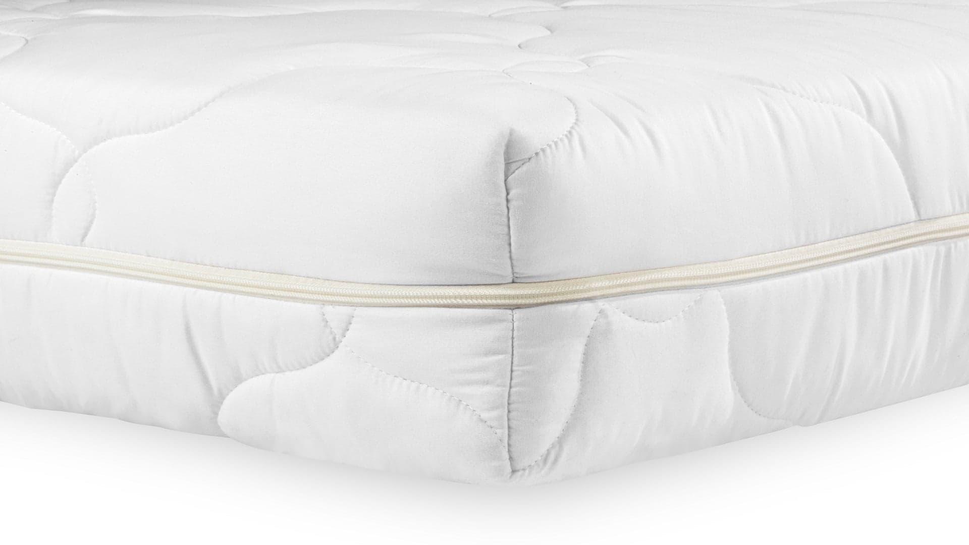 Saltea cu spumă poliuretanică Somnart HypoallergenicMed Bumbac 100x190, înălțime 16 cm, hipoalergenică, husă cu fermoar, rulată, fermitate medie - 10