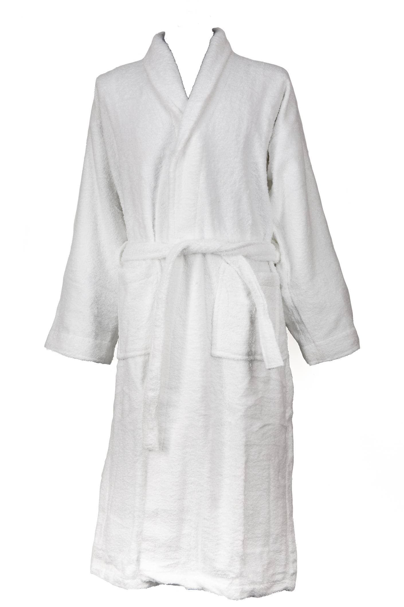 Halat de baie alb hotel Somnart unisex 100% bumbac, 500gsm, marimea L - 3