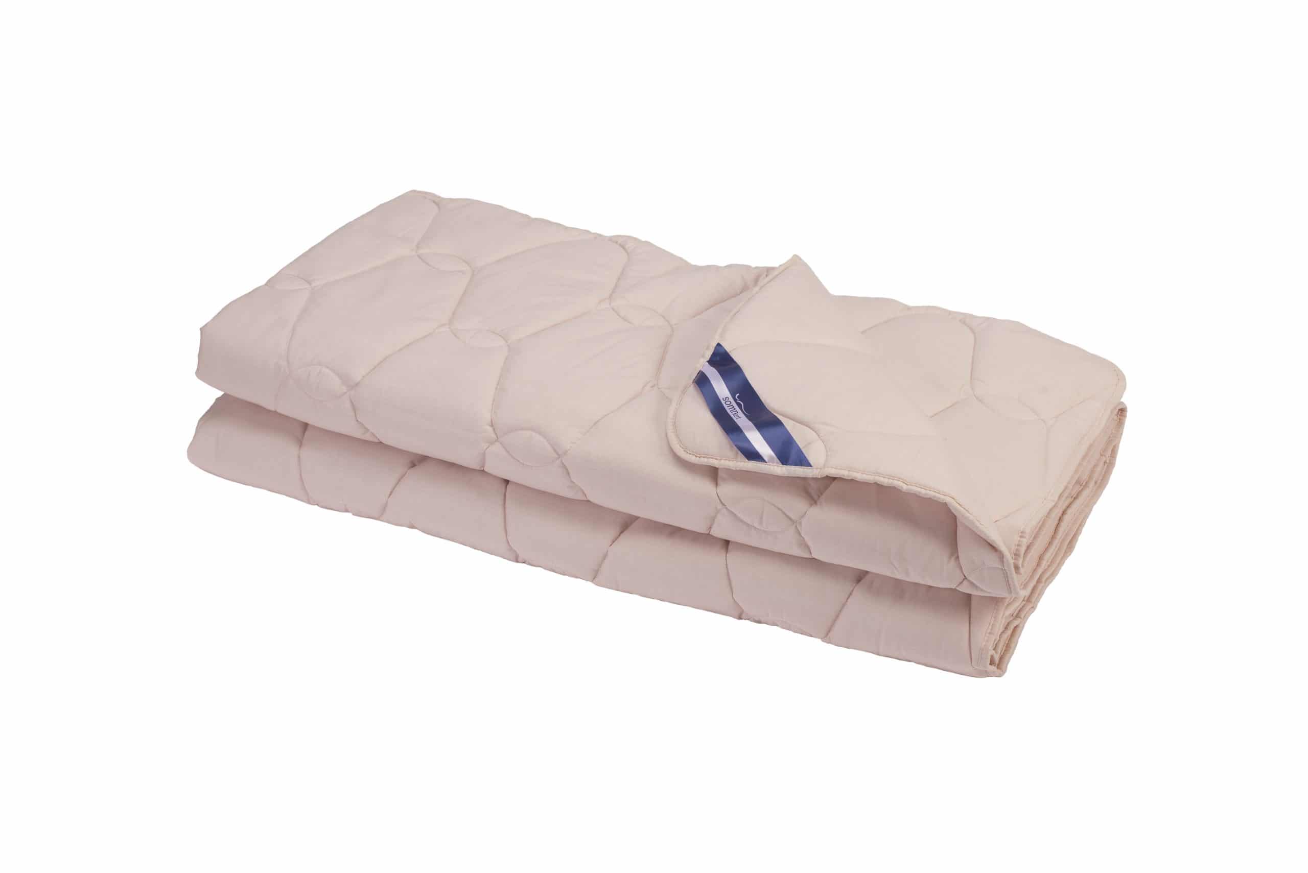 Pilota bumbac Somnart Bella 180x200cm, umplutura grosime medie de vara 200 g/mp, roz - 2