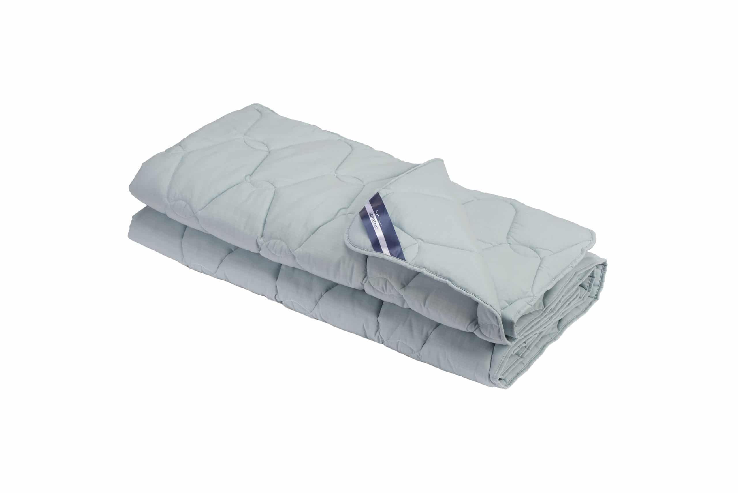Set Pilota bumbac Somnart Bella 150x200cm 200g model biscuite + 1 perna bumbac Somnart Bella, 50x70cm, Gri - 4
