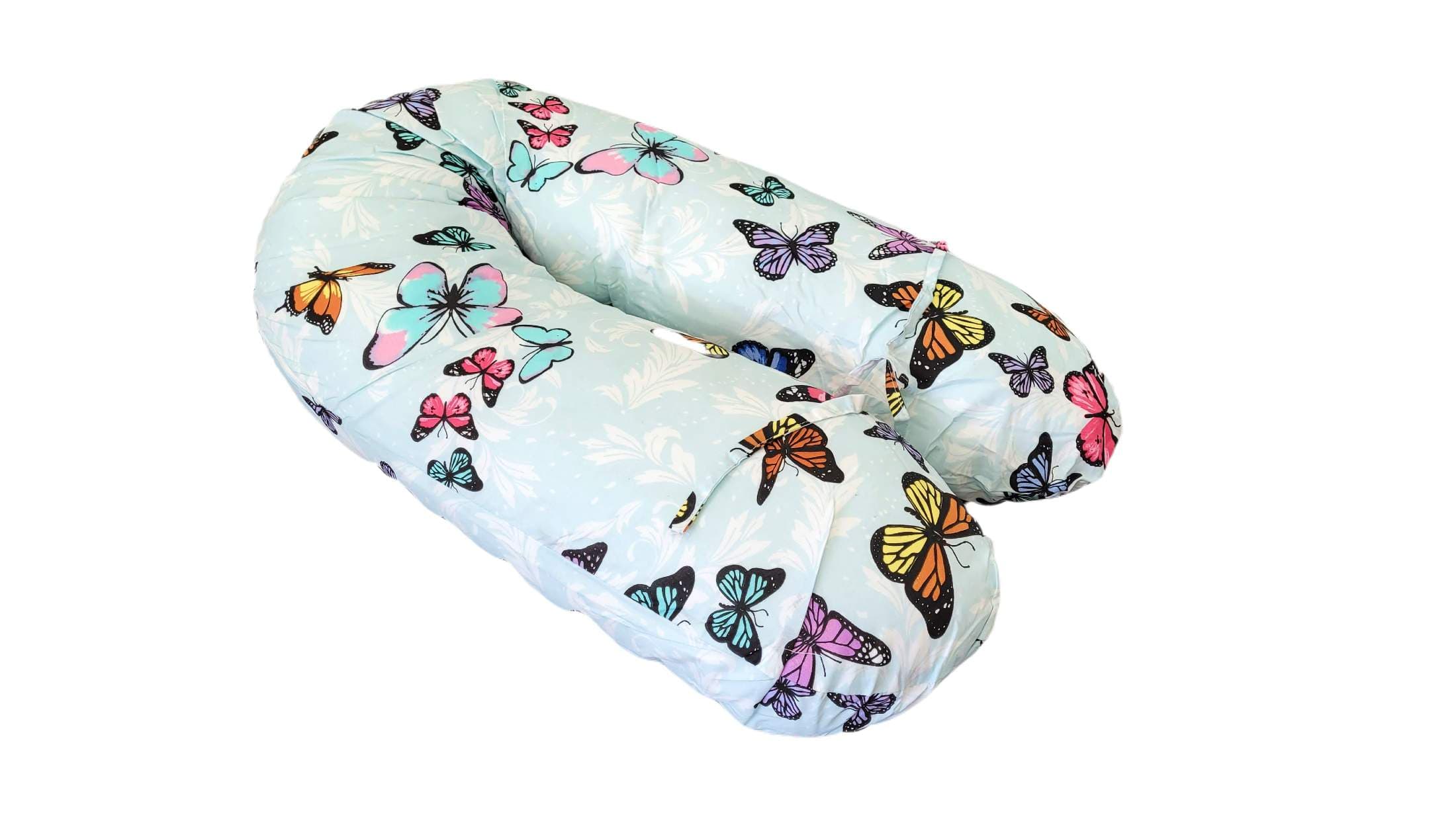 Perna 3 in 1 SomnArt de gravida si alaptare, model fluturas - 5