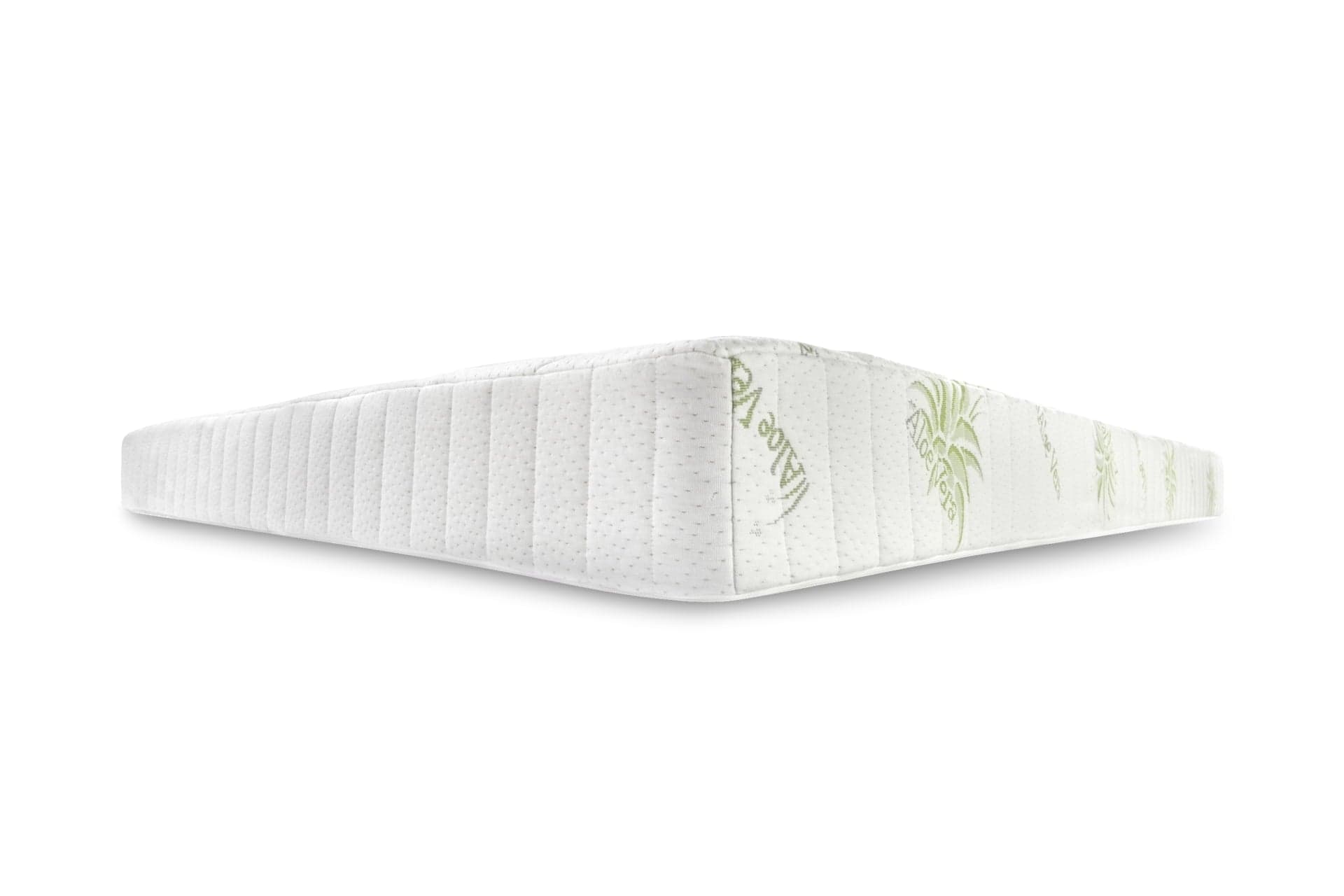 Saltea cu spumă poliuretanică Somnart FermiMax Aloe Vera 90x200, înălțime 15 cm, anatomică, husă lavabilă și detașabilă cu fermoar, fermitate ridicată - 15