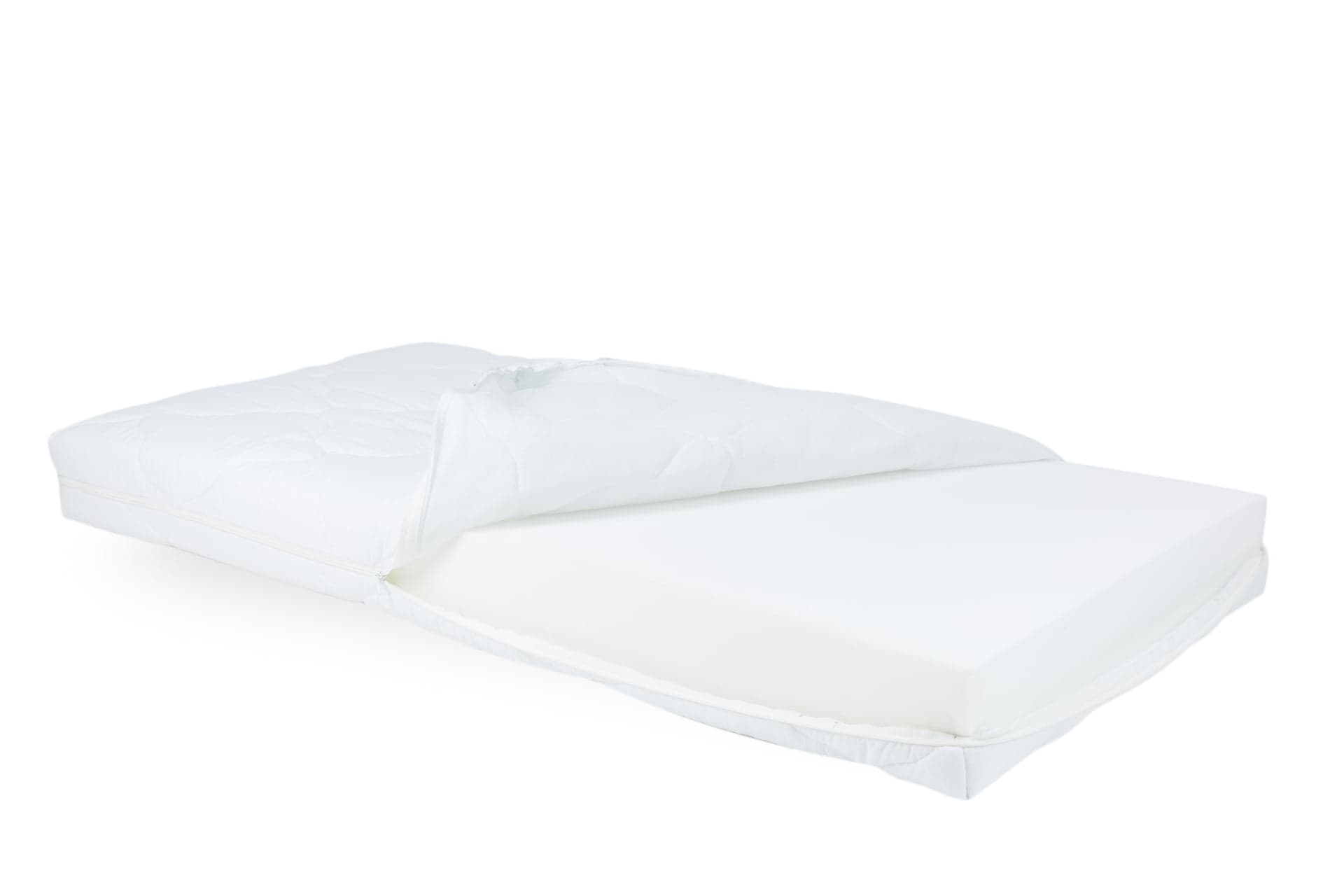 Saltea cu spumă poliuretanică Somnart HypoallergenicMed 60x120, înălțime 10 cm, ortopedică, pentru bebeluși și copii, husă detașabilă, fermitate medie - 3