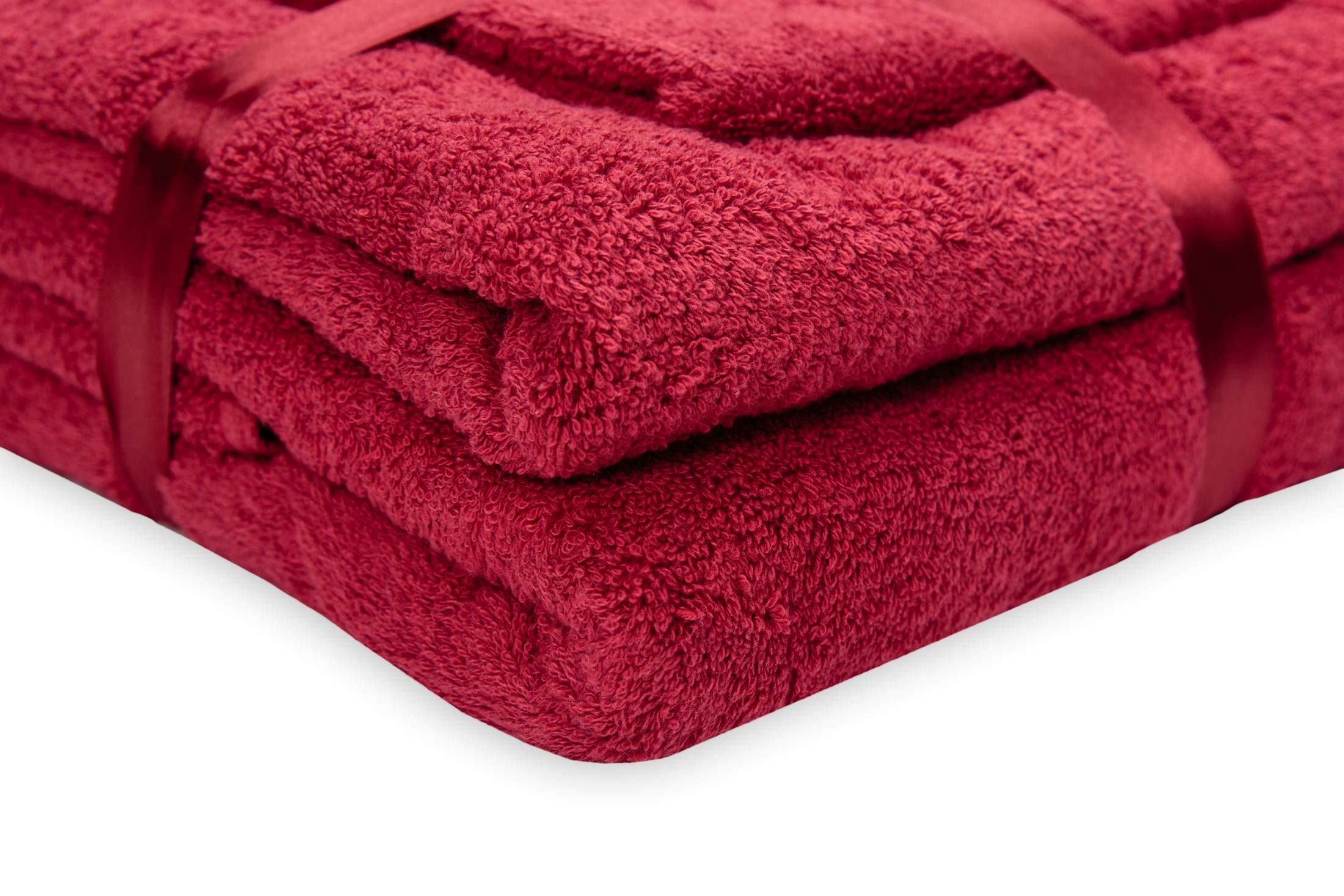 Set prosoape bumbac Somnart, 600gsm, de fata 50x90 cm + de corp 70x140 + de maini 30x50 cm - bordeaux - 5