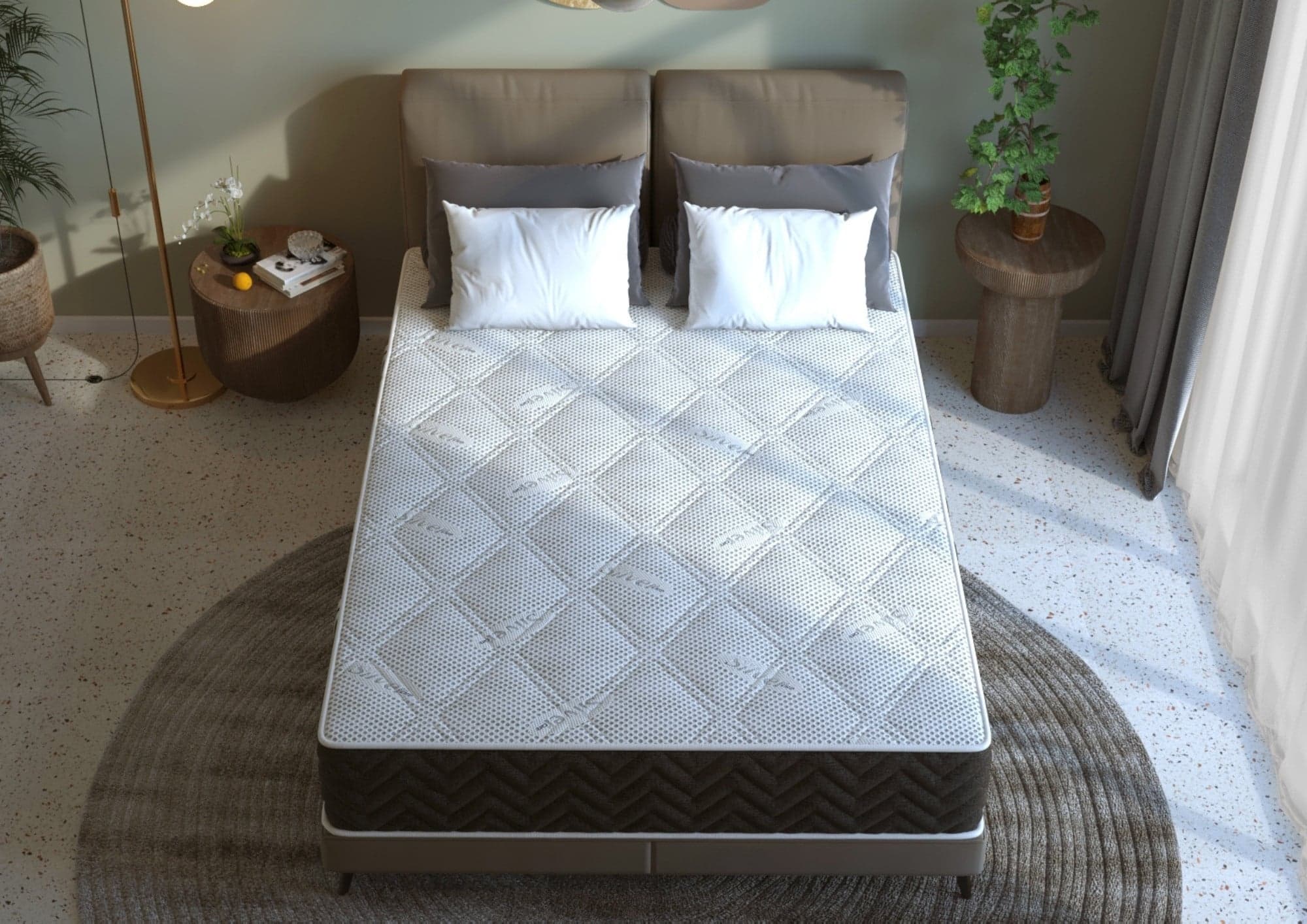 Saltea cu arcuri Pocket Somnart 2Face Confort 140x200, inaltime 22 cm, husa nedetasabila, manere, fermitate medie - 3
