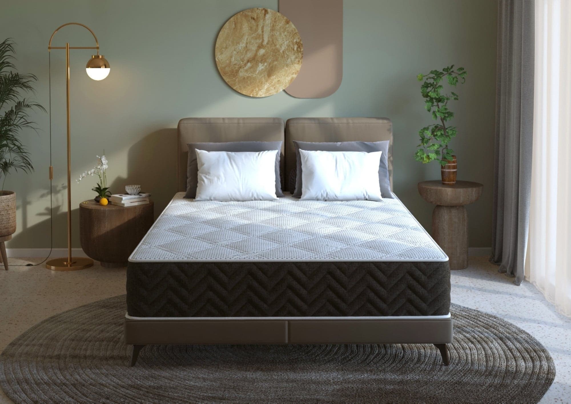 Saltea cu arcuri Pocket Somnart 2Face Confort 140x200, inaltime 22 cm, husa nedetasabila, manere, fermitate medie - 5