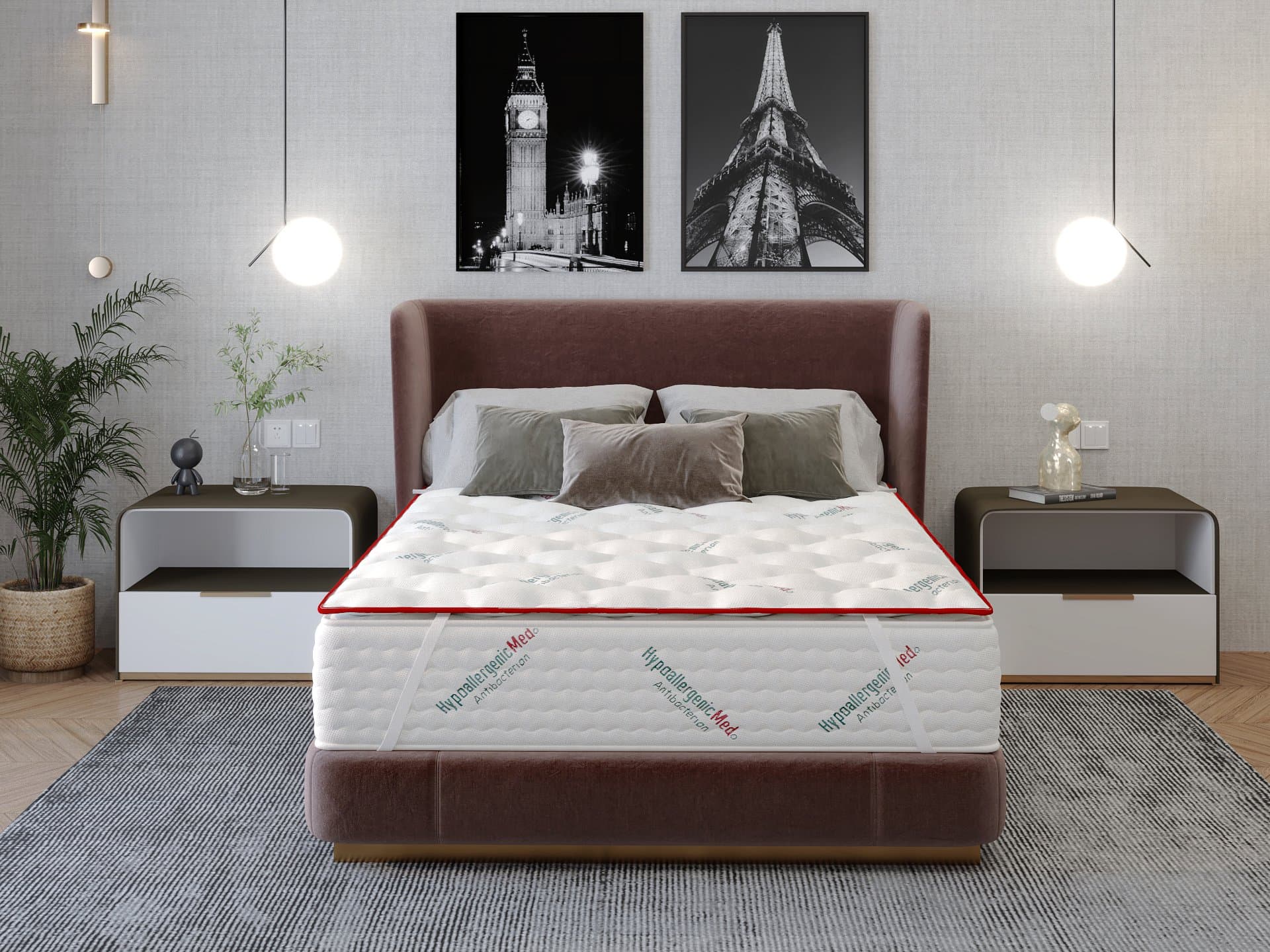 TopProtect HypoallergenicMed pentru saltea, tricot, 140x200 cm - 6