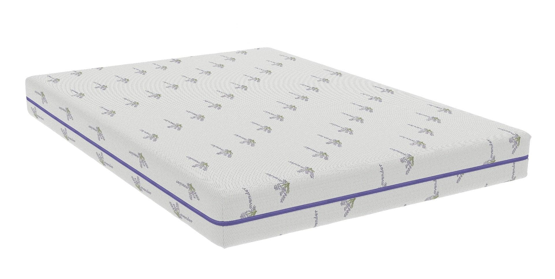 Saltea cu memorie Somnexpert Lavanda 160x200, înălțime 16 cm, ortopedică, husă tratată cu lavandă, lavabilă, cu fermoar, rulată, fermitate medie - 6