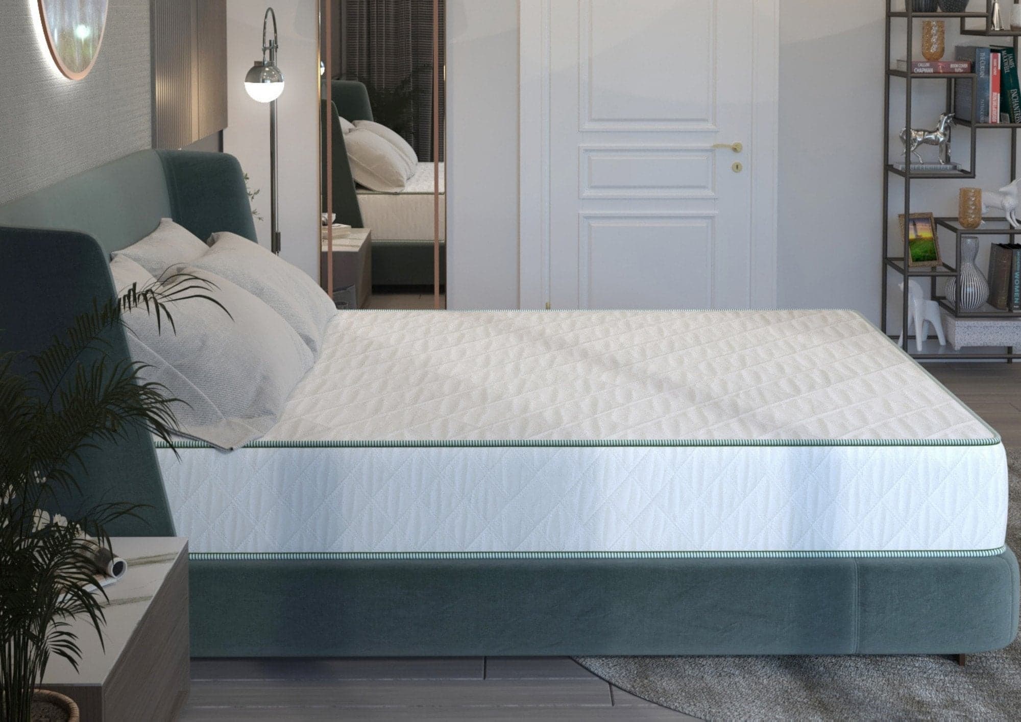 Saltea cu arcuri SomnART LETTO Plus 140x200, înălțime 24 cm, ortopedică, husă matlasată, duritate tare - 3