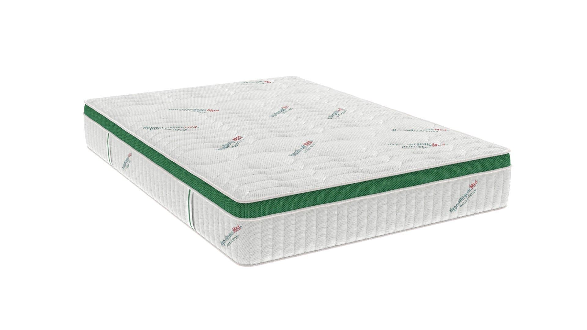 Saltea cu arcuri HypoallergenicMed Primo Protect 140x200, înălțime 23 cm, ortopedică, husă tratament antialergic, fermitate mediu-tare, sistem aerisire 3D - 7