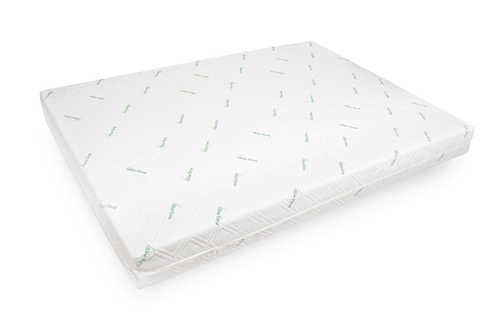 Saltea cu spumă poliuretanică Somnart Avantaj Ortopedic Aloe Vera 160x200, înălțime 16 cm, ortopedică, husă detașabilă, hipoalergenică, rulată, fermitate medie