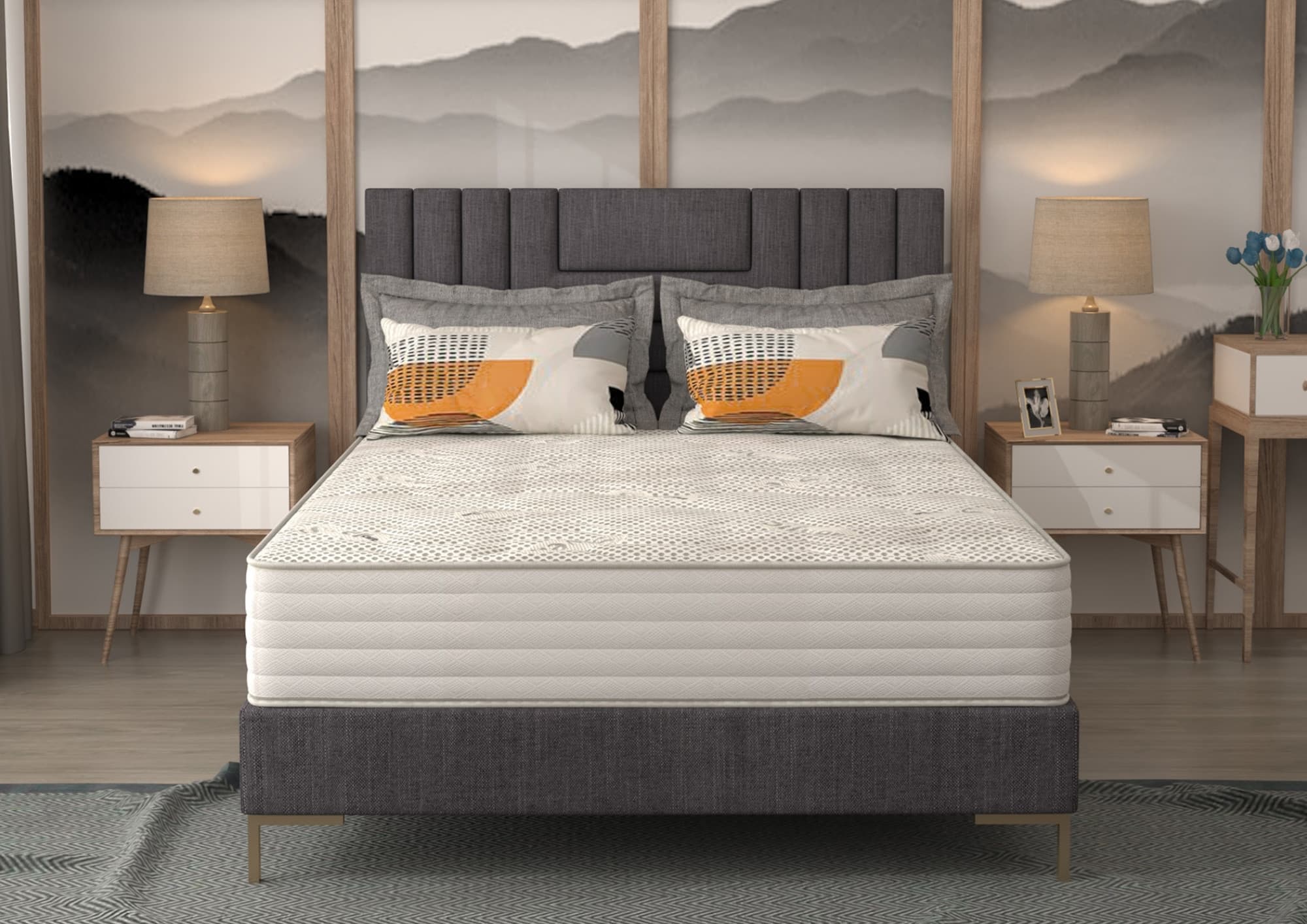 Saltea cu arcuri Silver Protect 4 HOTEL 140x200, inaltime 25 cm, ortopedica, duritate extra ferma - 4