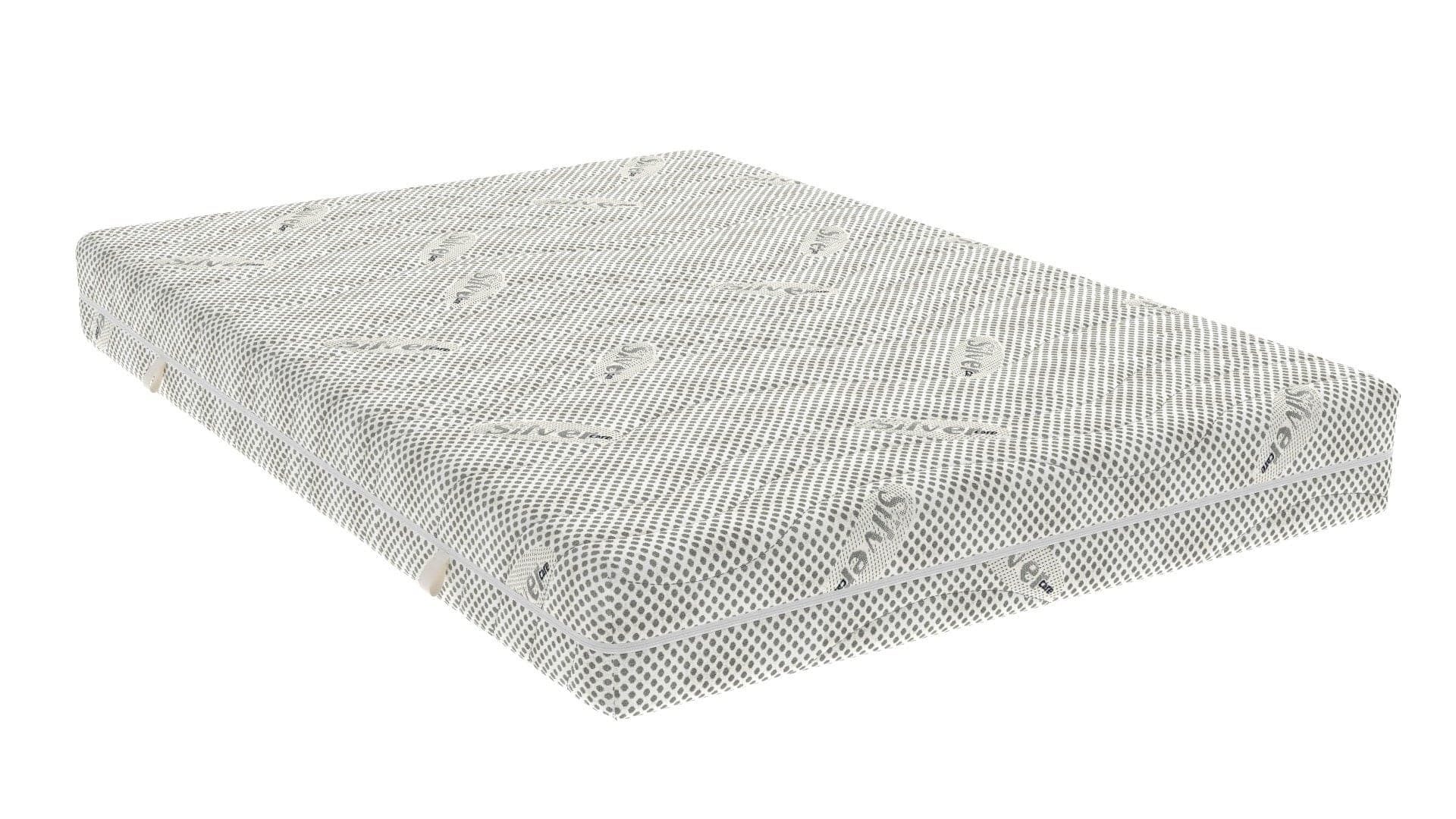 Saltea cu spuma poliuretanica Somnexpert Silver FORTE, 140x200, inaltime 20 cm, ortopedica, husa ioni argint lavabila, manere, fermitate mare - 5