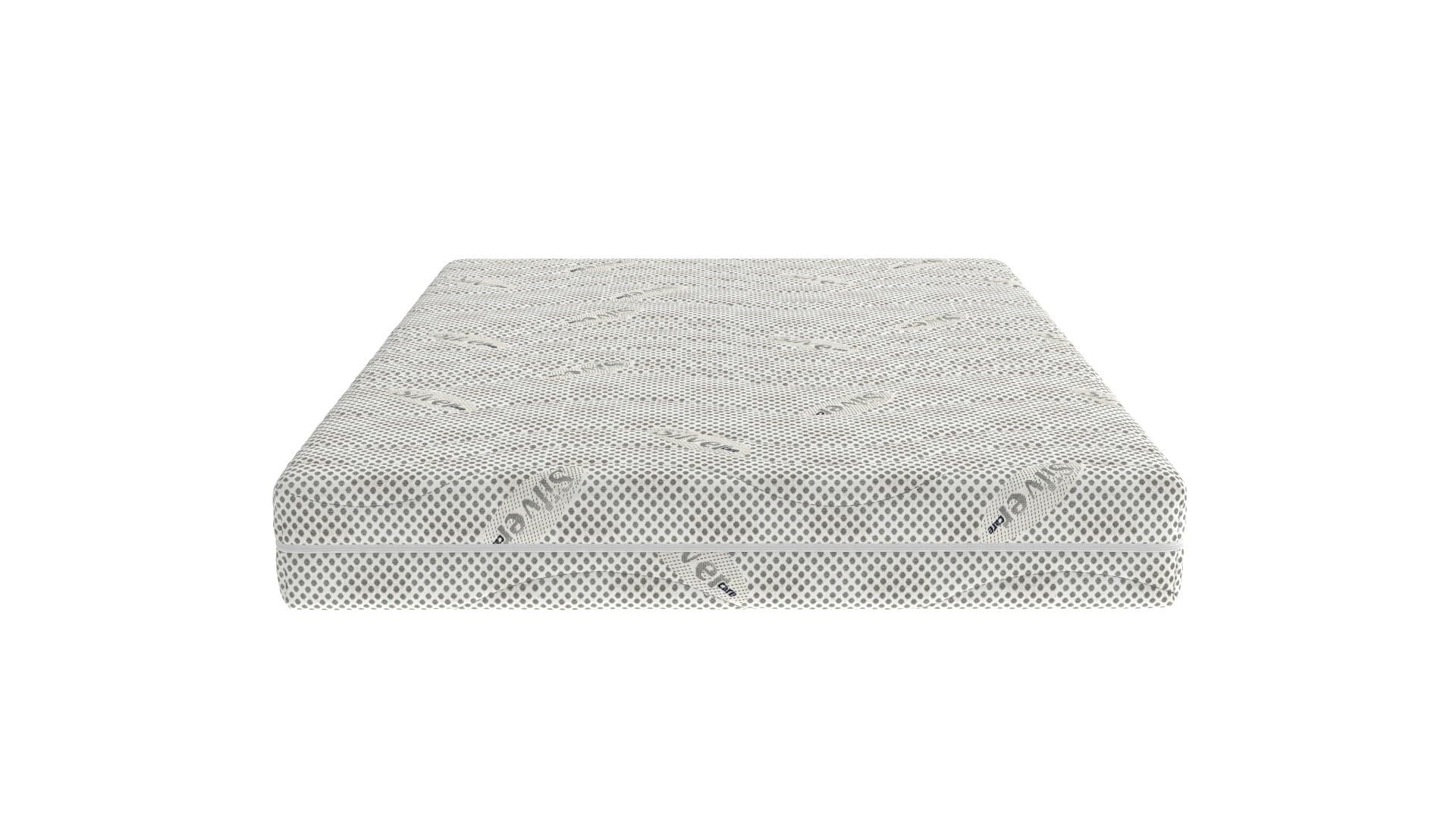 Saltea cu spuma poliuretanica Somnexpert Silver FORTE, 140x200, inaltime 20 cm, ortopedica, husa ioni argint lavabila, manere, fermitate mare - 7