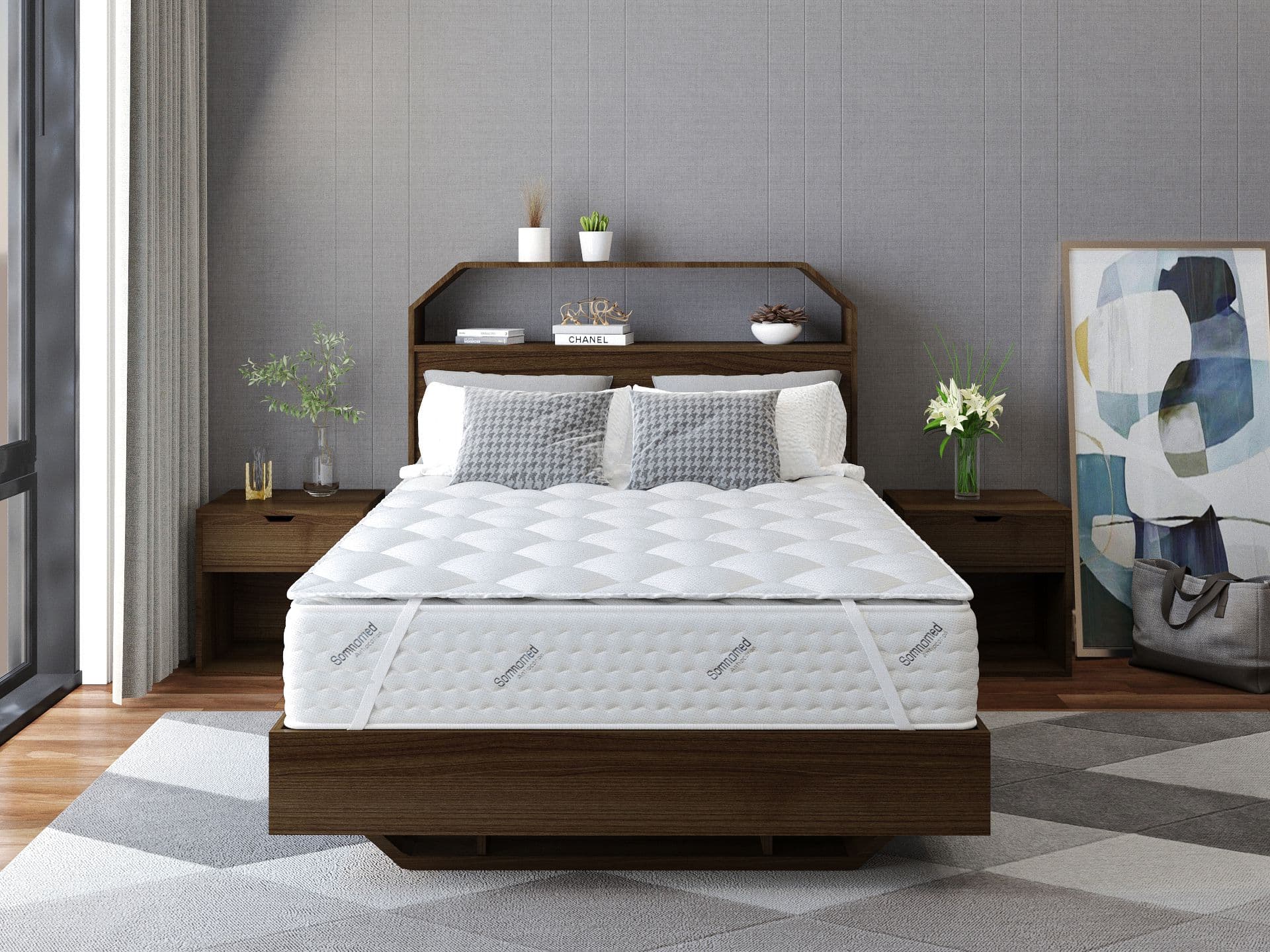 TopProtect Somnomed pentru saltea, microfibra, 90x200 cm - 5