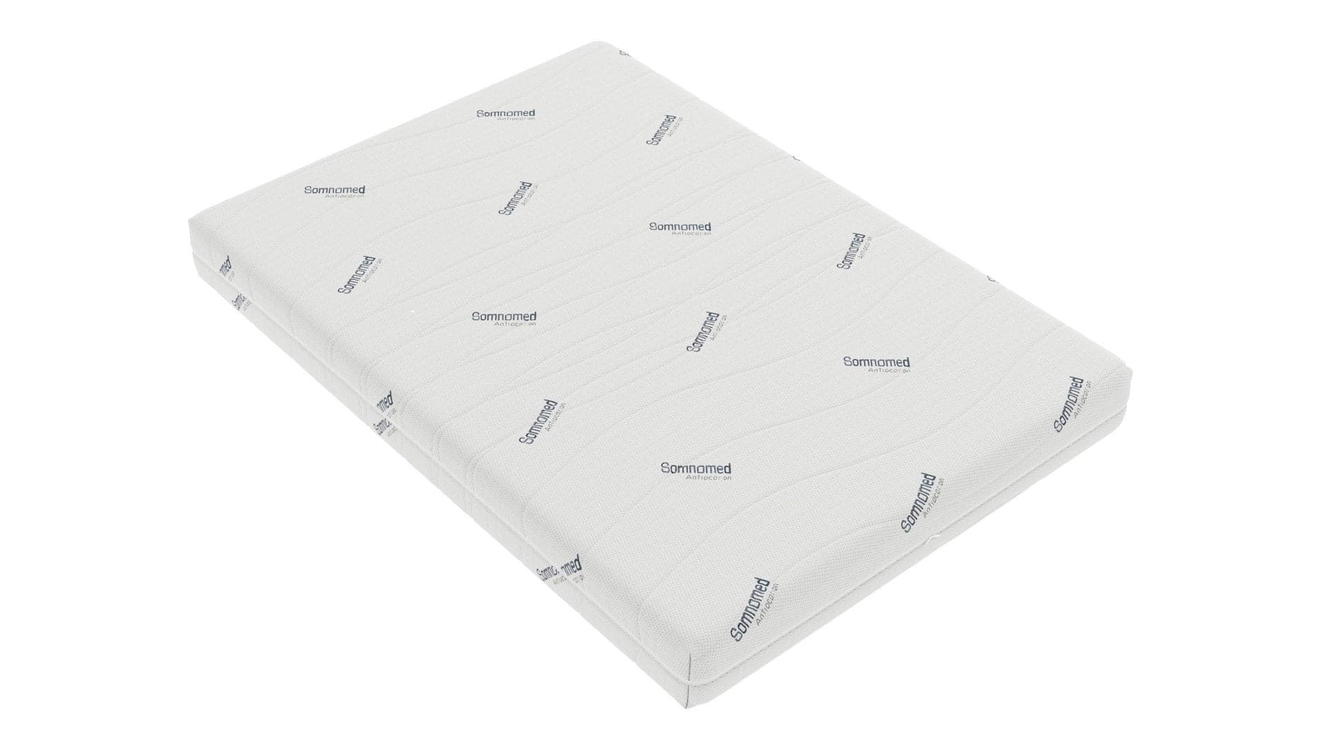 Saltea cu spumă poliuretanică Somnomed Antiacaria 160x200, înălțime 20 cm, pentru alergici, husă detașabilă și lavabilă cu tratament antiacarian, fermitate medie - 6