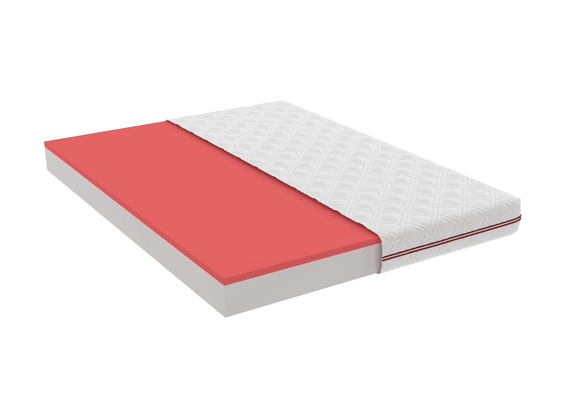 Saltea cu memorie SOMNART 90x200, înălțime 17 cm, ortopedică, husă detașabilă cu fermoar, fermitate medie - 2