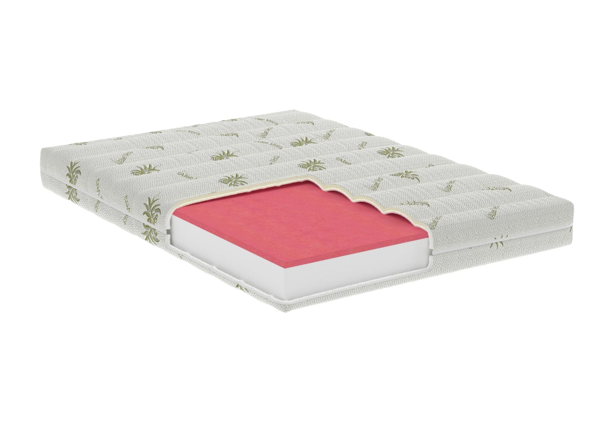 Saltea cu memorie Somnart XXL Memory Plus 140x200, înălțime 25 cm, pentru persoane supraponderale, husă Aloe Vera detașabilă, rulată, fermitate mare - 2