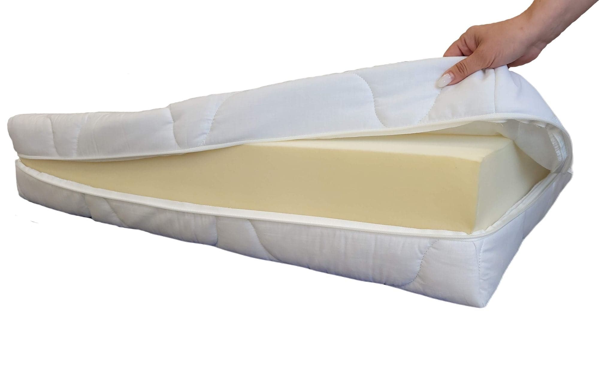 Husa saltea 180x190x16, bumbac, matlasata, lavabila, detasabila, cu fermoar 4 laturi - 2