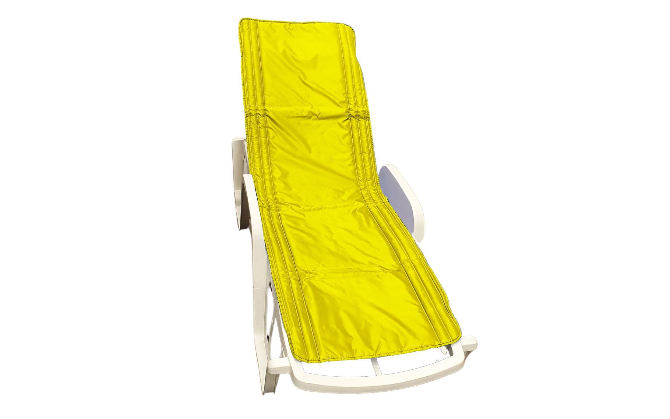 Saltea cu interior vatelină Somnart 60x190, înălțime 1 cm, pentru șezlong, două segmente, husă impermeabilă, culoare albastru - 12
