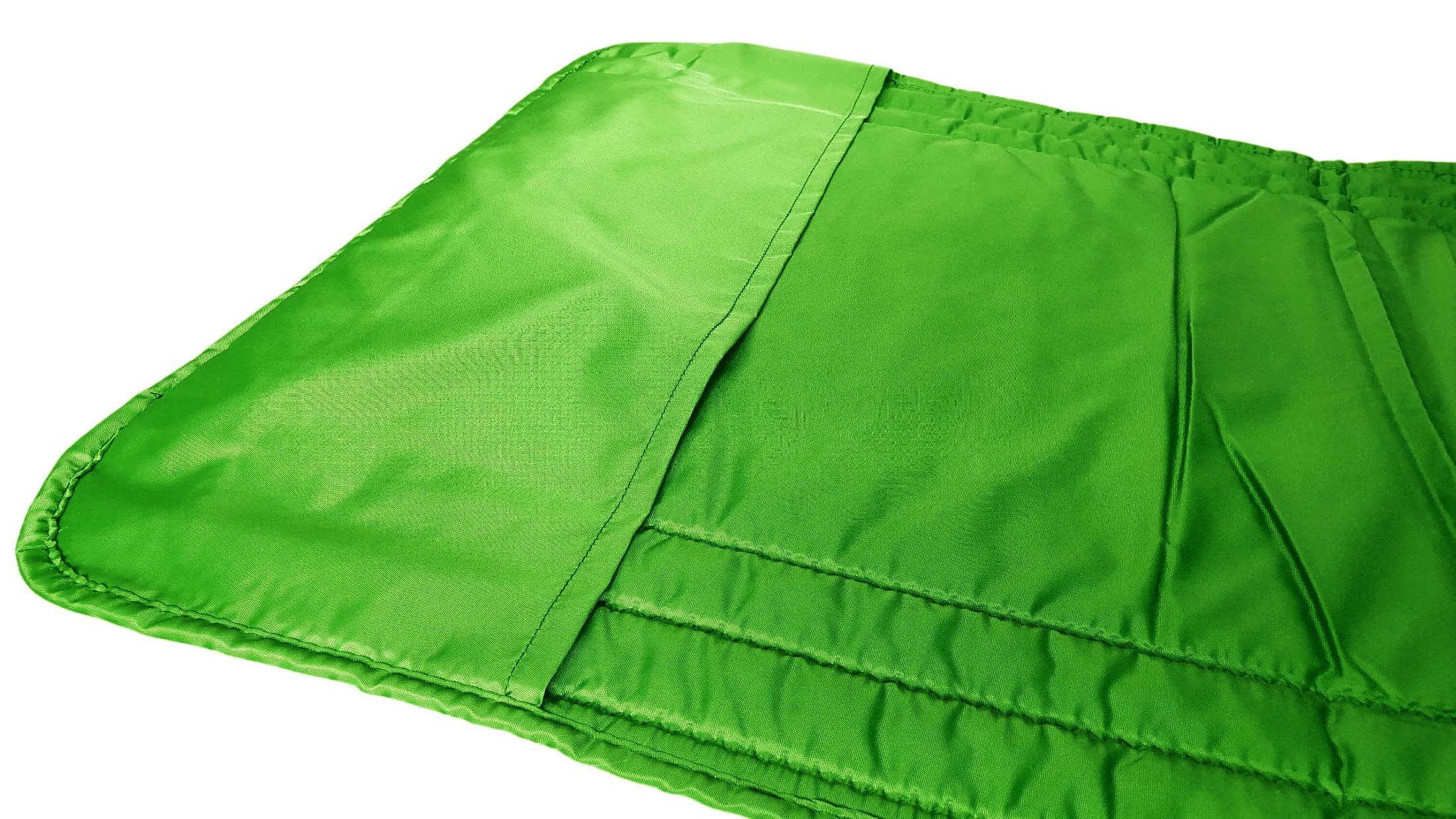 Saltea cu interior vatelină Somnart 60x190, înălțime 1 cm, pentru șezlong, două segmente, husă impermeabilă, culoare albastru - 6