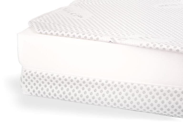 Husa saltea, tricot Argint, Fill 300 g, Tnt 40 g, 3D gri 7 cm, 2 fermoare, 160X200X20 cm - 3
