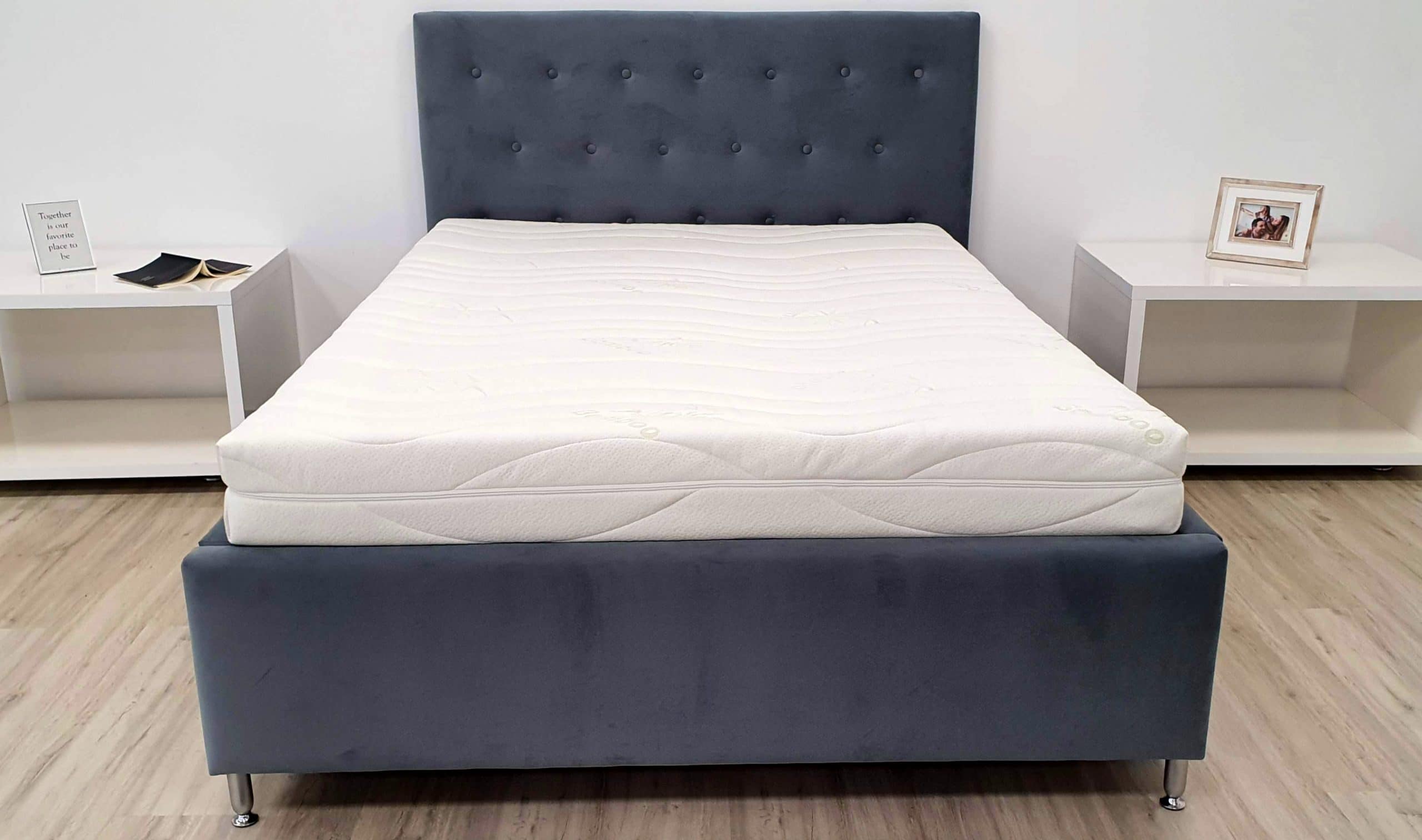 Saltea cu memorie 3D Somnart Memory Bambus 140x200, înălțime 16 cm, husă cu bambus lavabilă și detașabilă cu fermoar, mânere, fermitate medie - 17