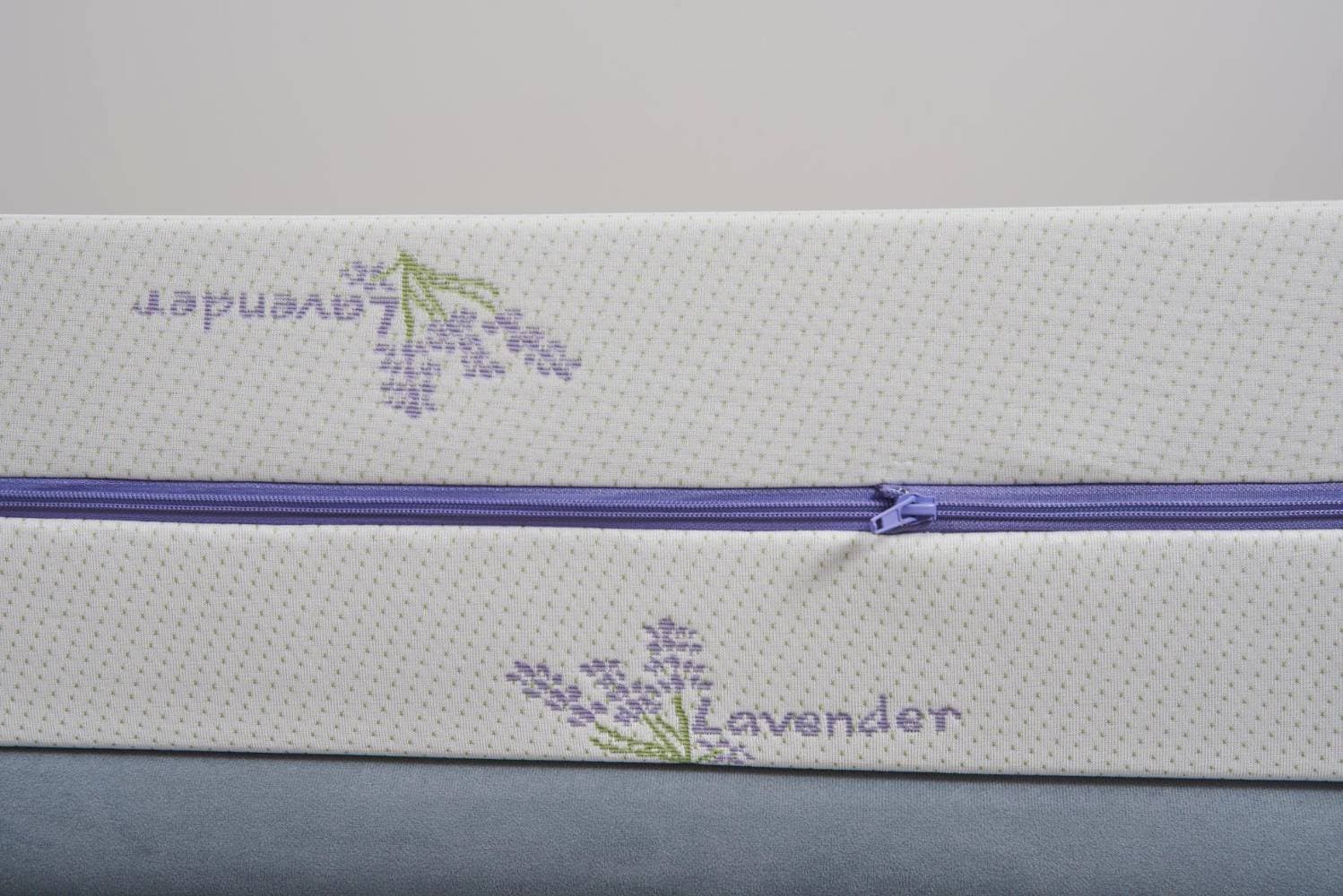 Husa Saltea 140x200x16 cm, tratata cu lavanda, lavabila, cu fermoar - 2