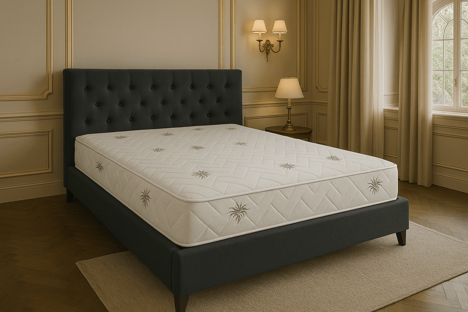 Saltea cu memorie Somnart Aloe Vera 120x200, înălțime 30 cm, husă cu Aloe Vera, fermitate medie - 3