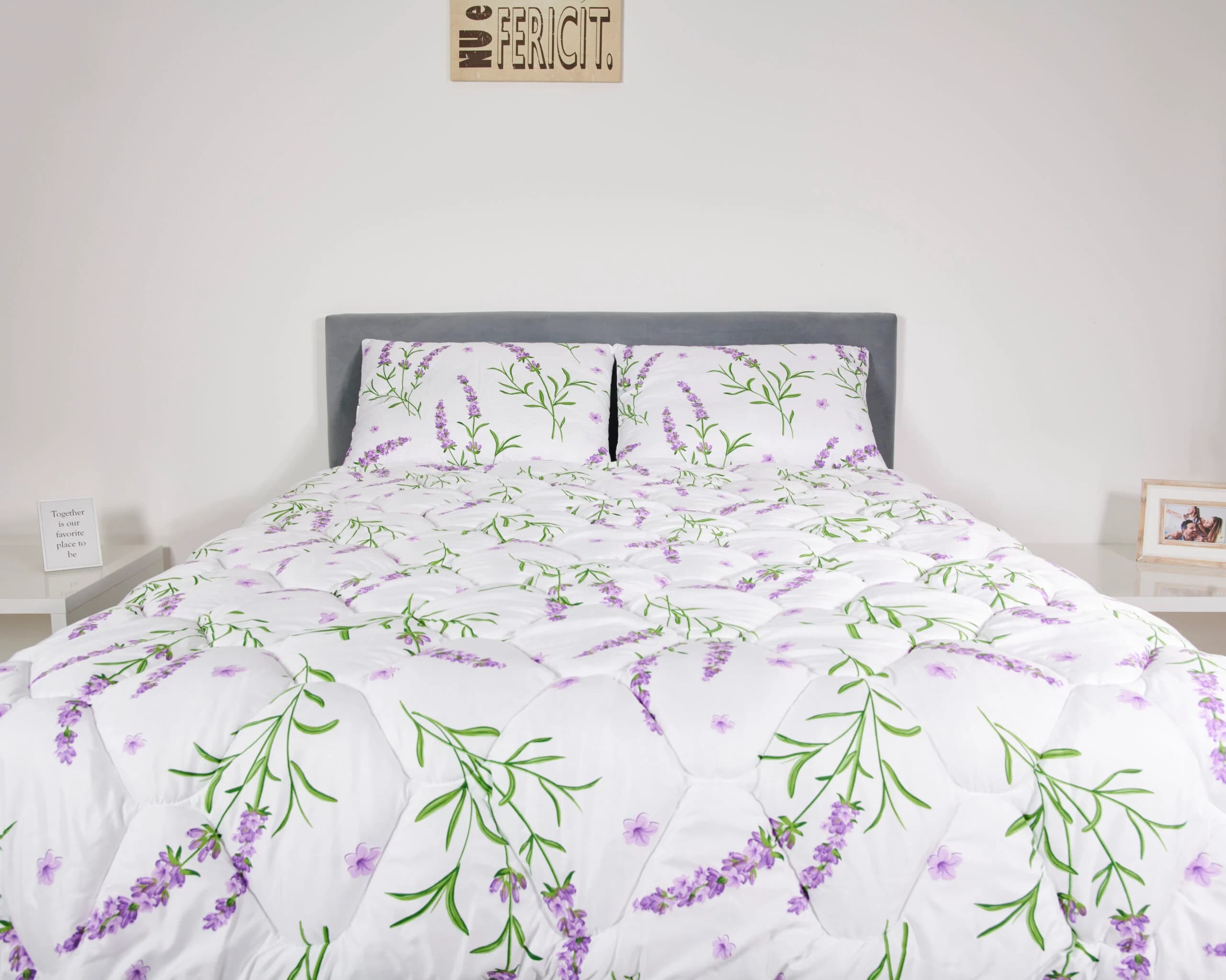 Pilota matlasata Lavanda Confort 140x200 cm, 250gsm, de vara - 3