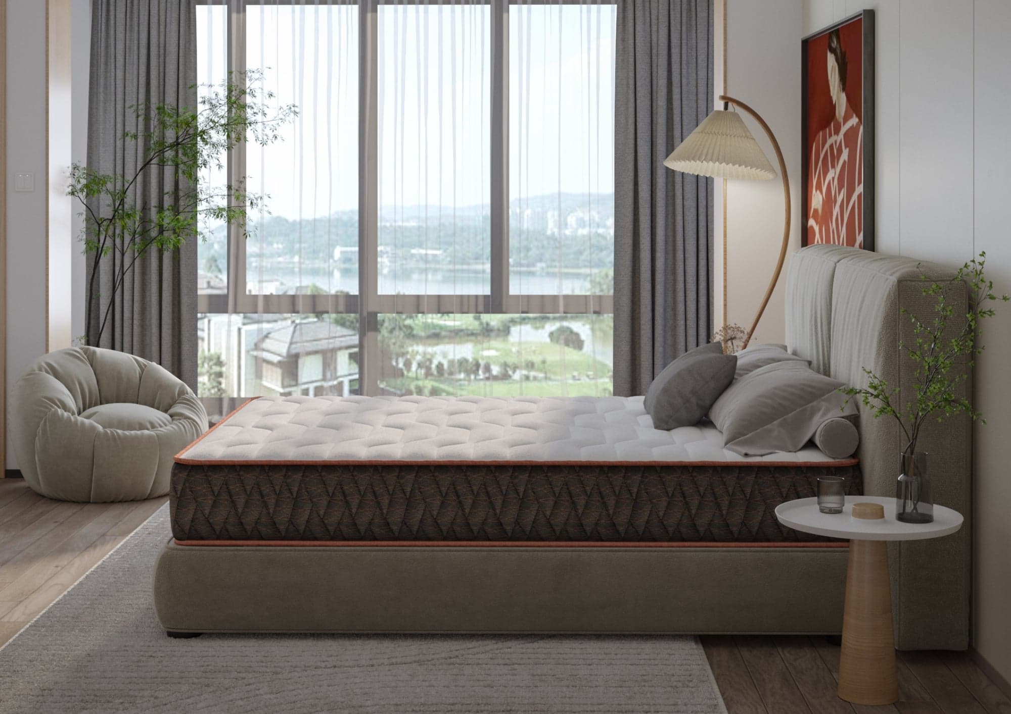 Saltea cu arcuri Supreme Comfort Pocket Multilayer, 140x200, inaltime 30 cm, fermitate medie - 5