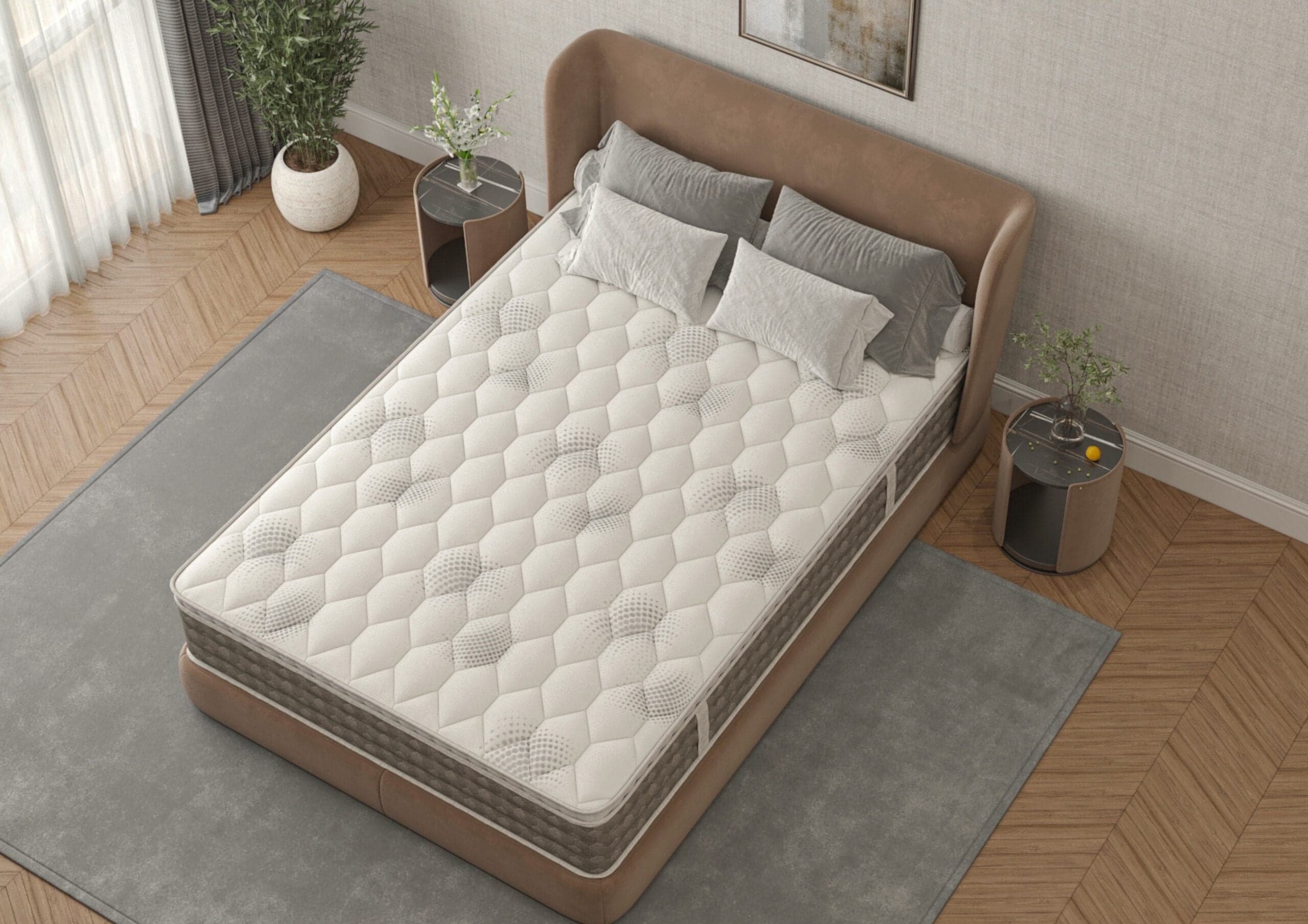 Saltea cu memorie Somnia DuoFlex 180×200, înălțime 27 cm, cu topper integrat, detasabil, fermitate mediu-tare - 5