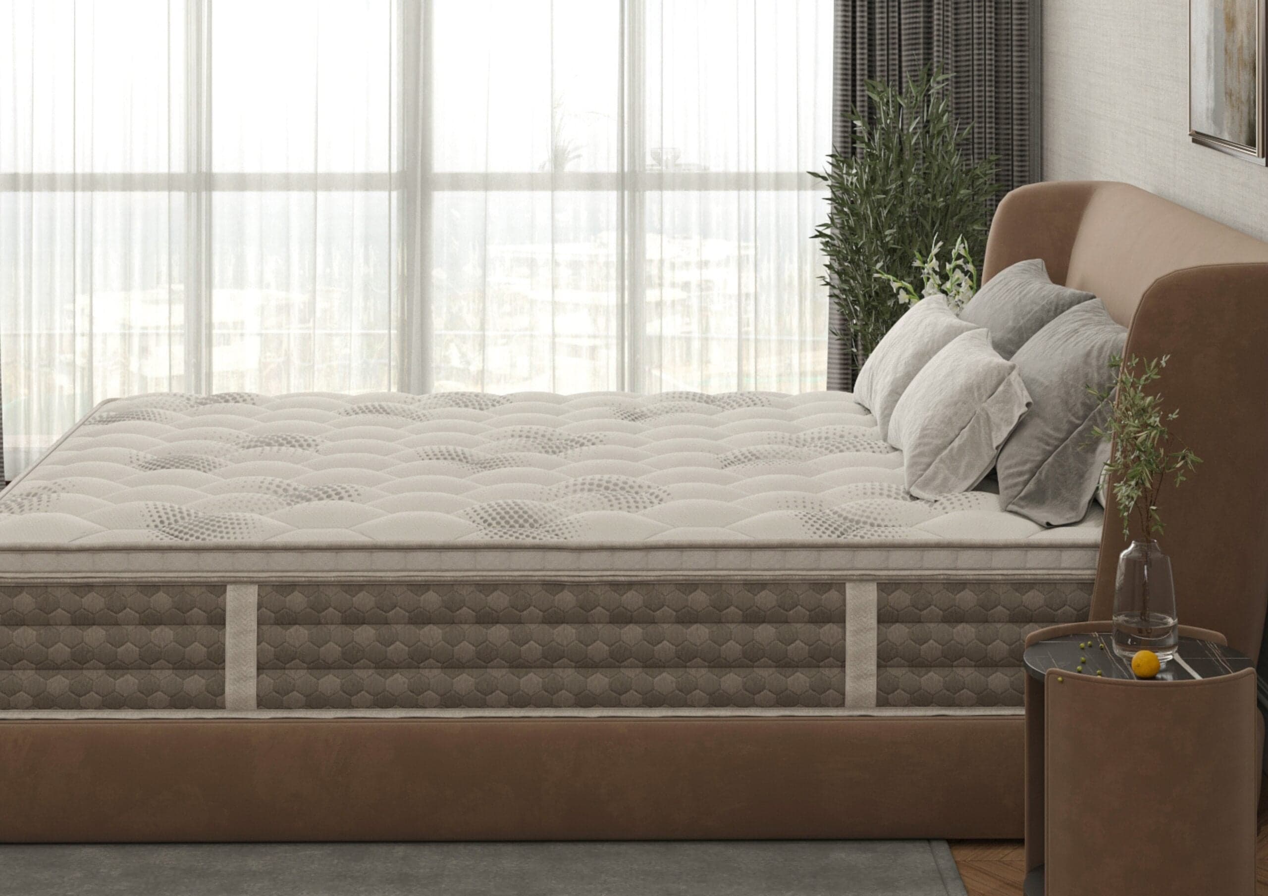 Saltea cu memorie Somnia DuoFlex 180×200, înălțime 27 cm, cu topper integrat, detasabil, fermitate mediu-tare - 4