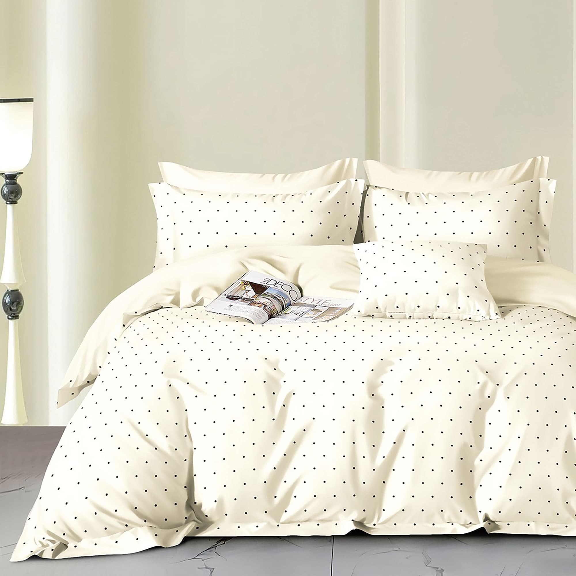 Lenjerie de pat Percale 2PXXL, 4 piese, cearceaf pat clasic 240cm x 260cm, cearceaf pilota 200cm x 230cm, 2 fete perna 50 x 70, PRC191