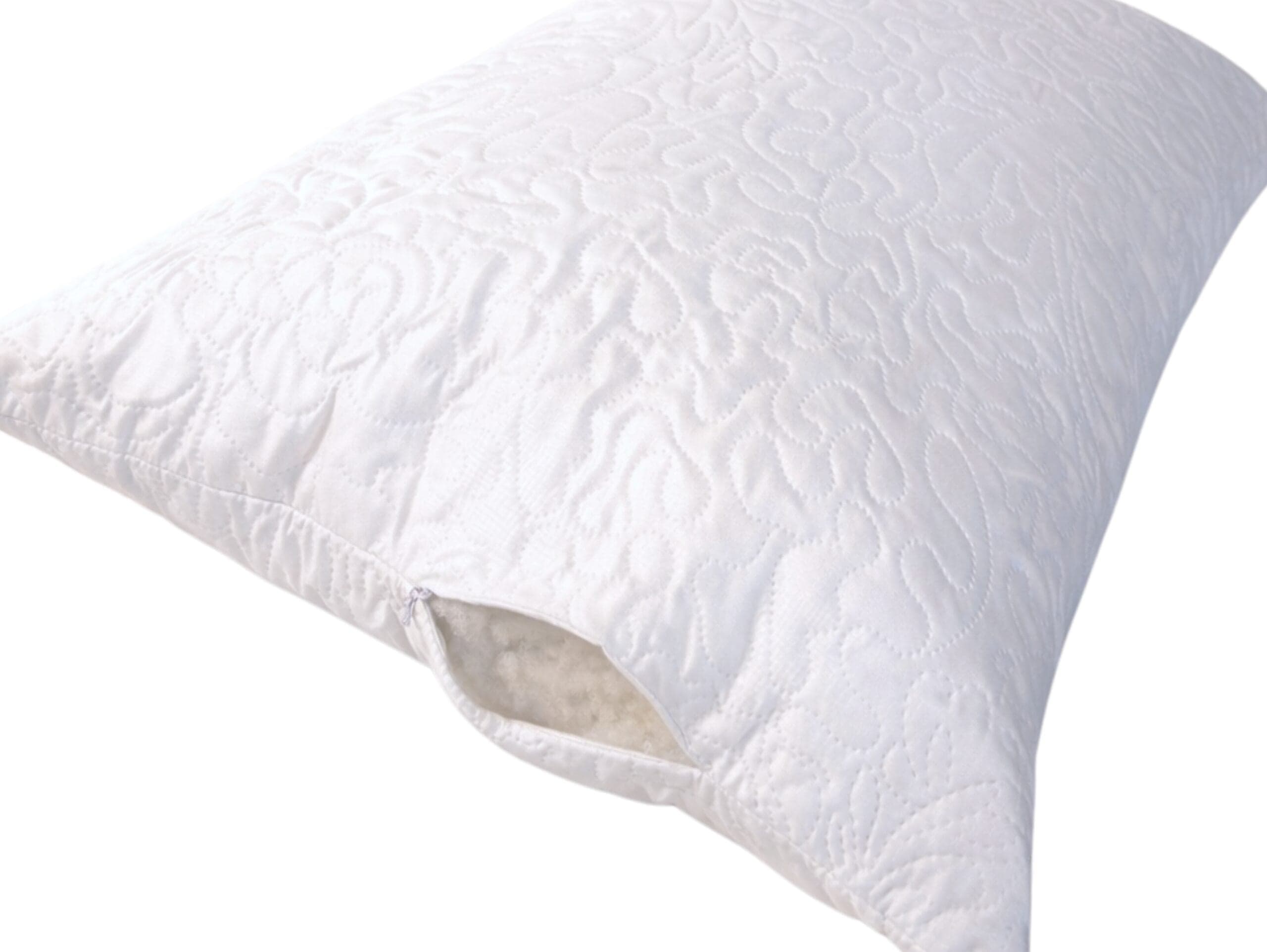 Set 2 Perne ajustabile 50×70 Somnia, microfibra, lavabile la masina, vidat, alb - 8