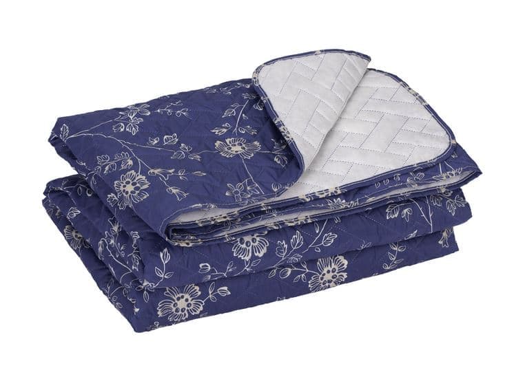 Cuvertura matlasata Somnart Blue, 210x240 cm, microfibra