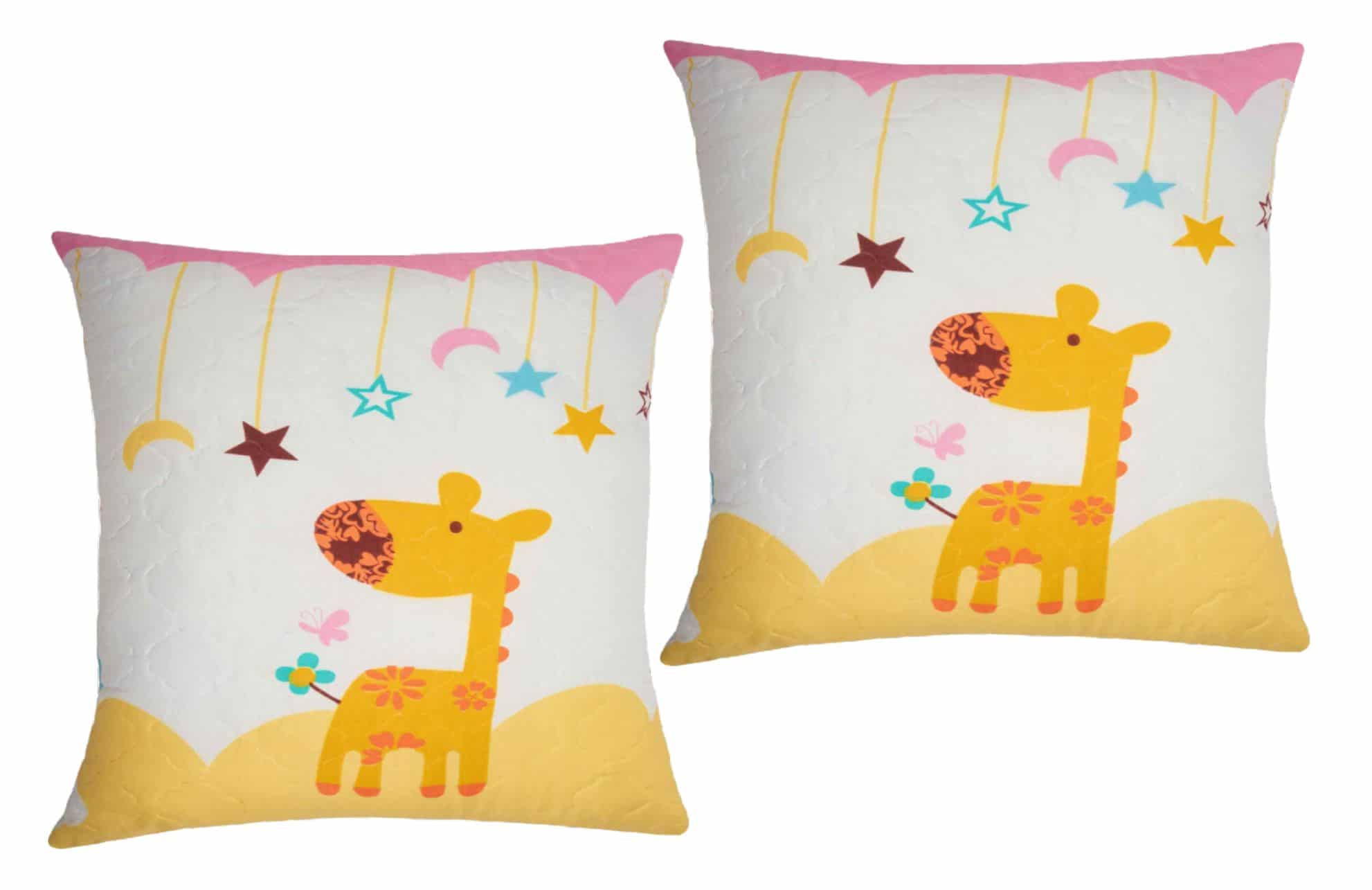 Set 2 Perne Somnart Animals, 70x70 cm, microfibra