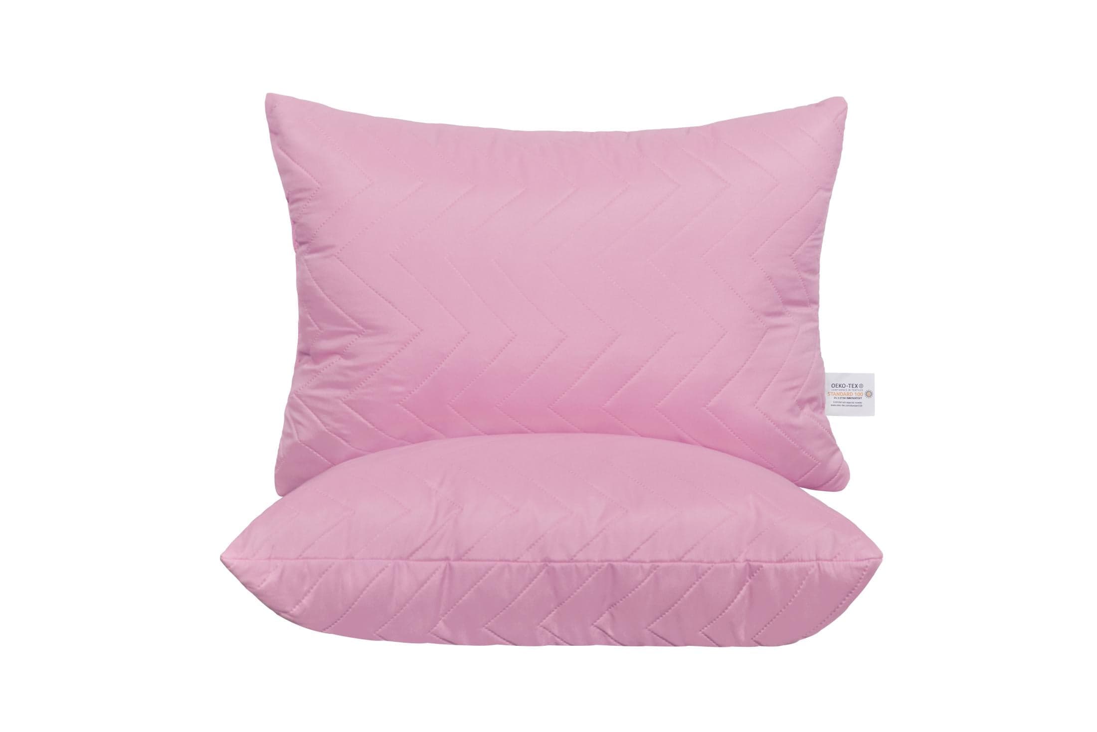 Set 2 Perne matlasate US, microfibra Sweet Liliac, 50x70 cm