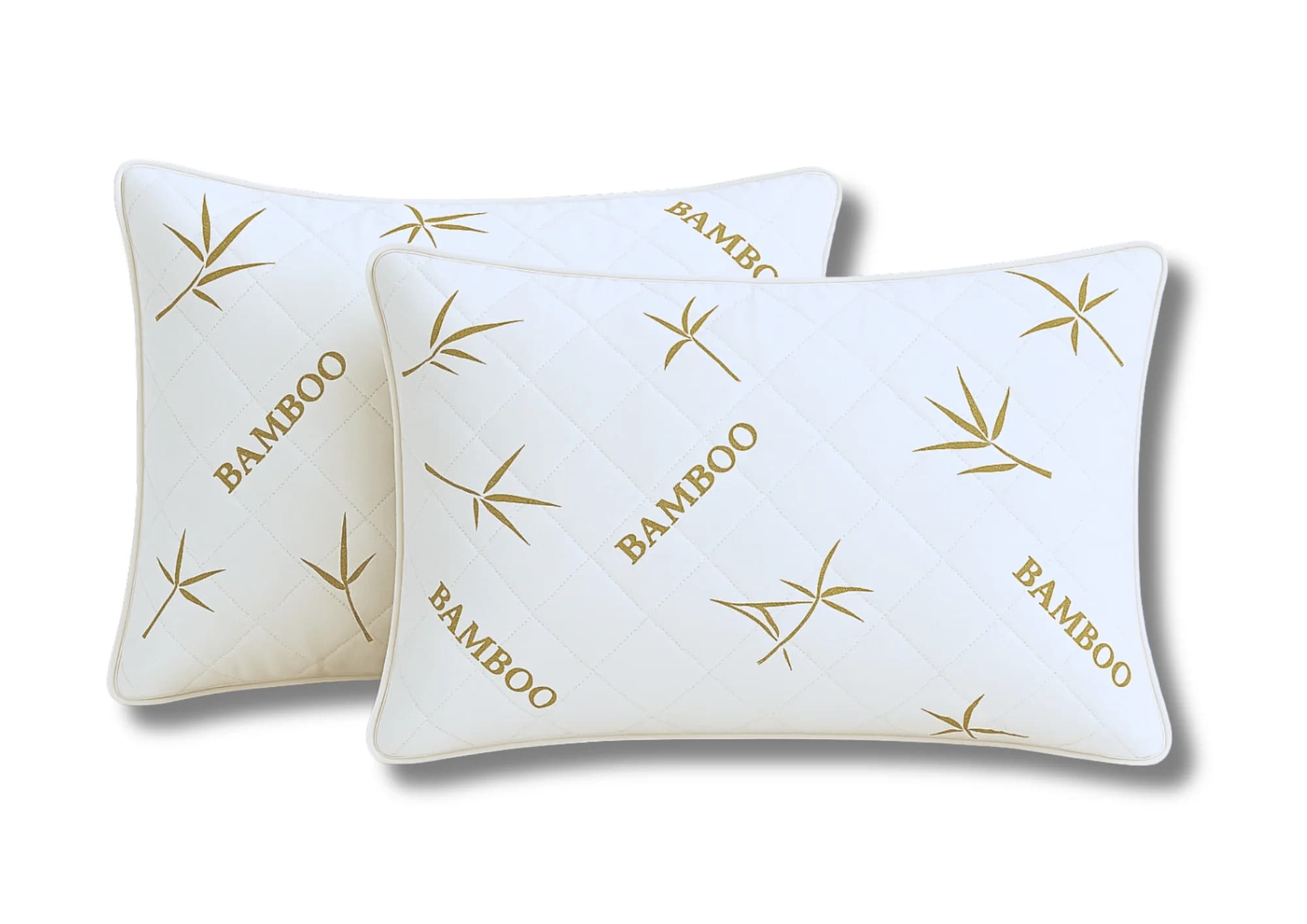 Set 2 Perne Somnart matlasate Bamboo Confort 50x70 cm